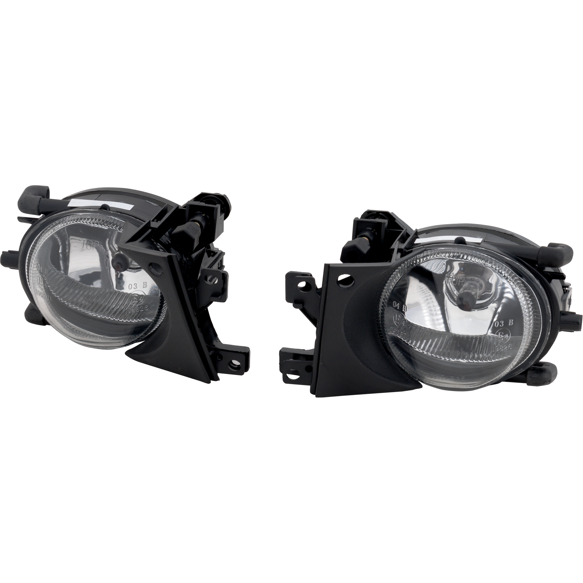 AM 5 SERIES 01-03 FOG LAMP RH AND LH Assembly Halogen Clear Lens SKU RB10750046A Partslink BM2593117 BM2592117 OEM 63176900222-63176900221