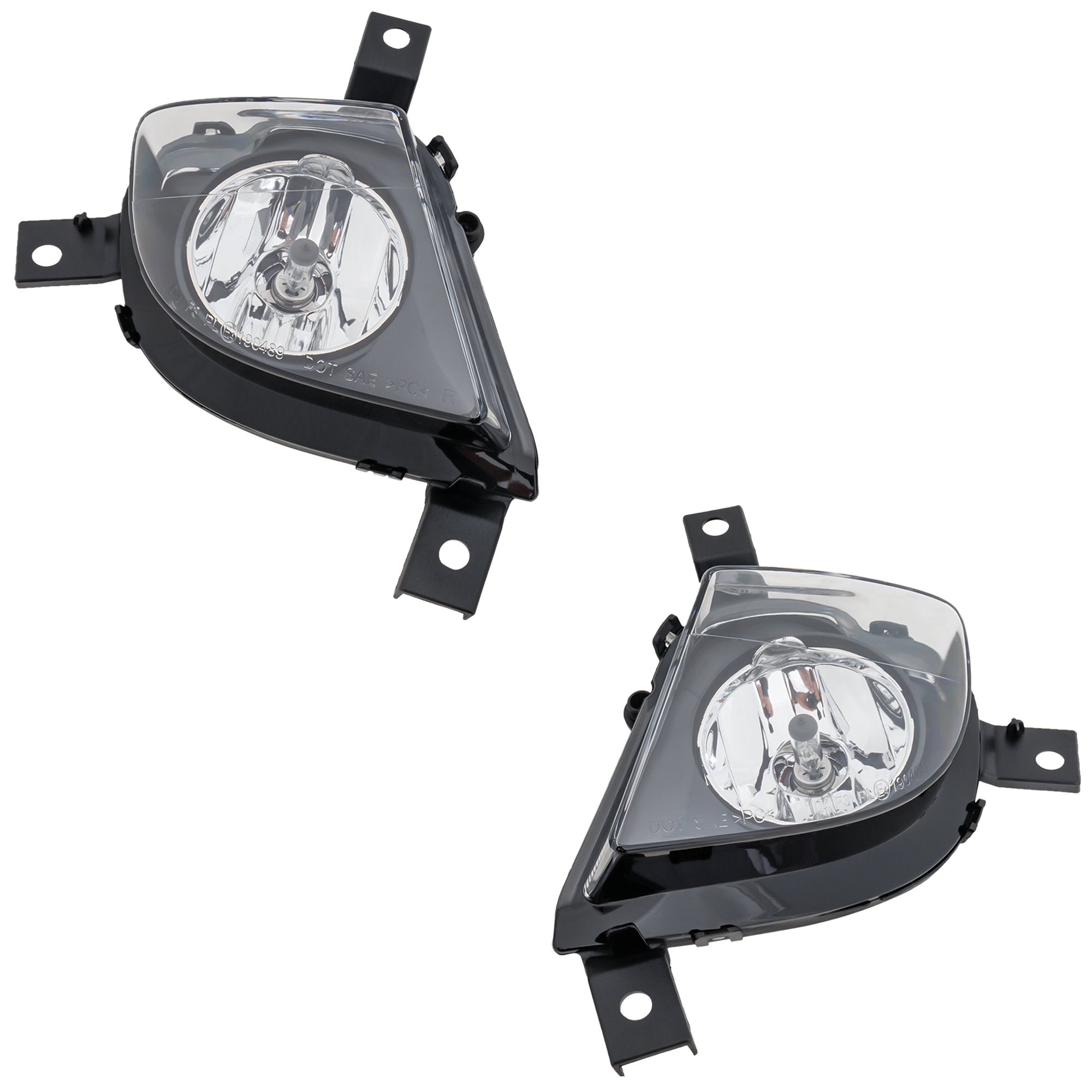 AM 3 SERIES 09-12 FOG LAMP RH AND LH Assembly Halogen Clear Lens Sedan Wagon SKU RB10750062A Partslink BM2593137 BM2592137 OEM 63177199894-63177199893
