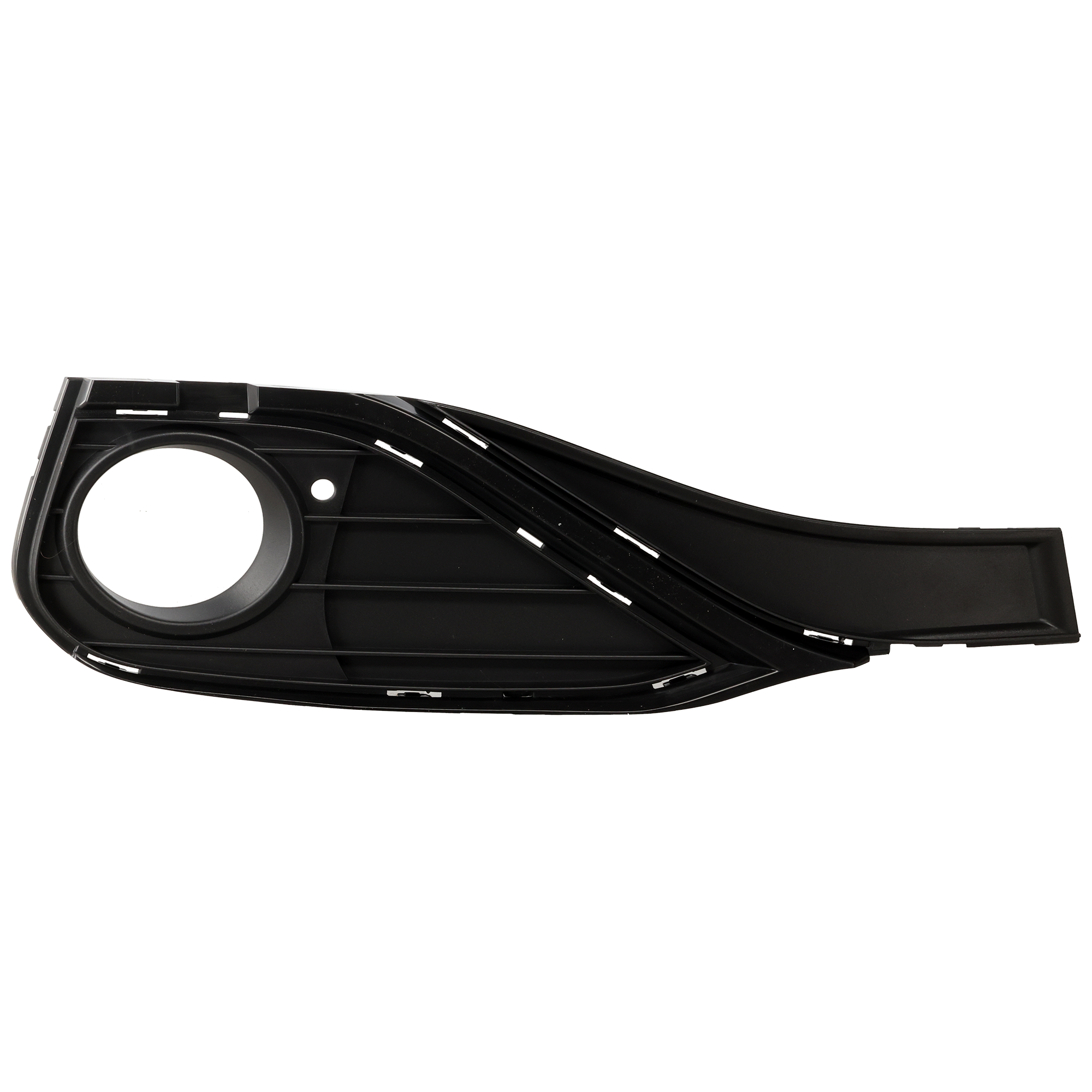 AM 4 SERIES 14-17 FRONT FOG LAMP MOLDING RH Textured Black Fog Lamp Bezel Sport Line Without M Sport Package Closed Grill Mesh Convertible 14-17 Coupe SKU RB10810005 Partslink BM1039241 OEM 51117294834
