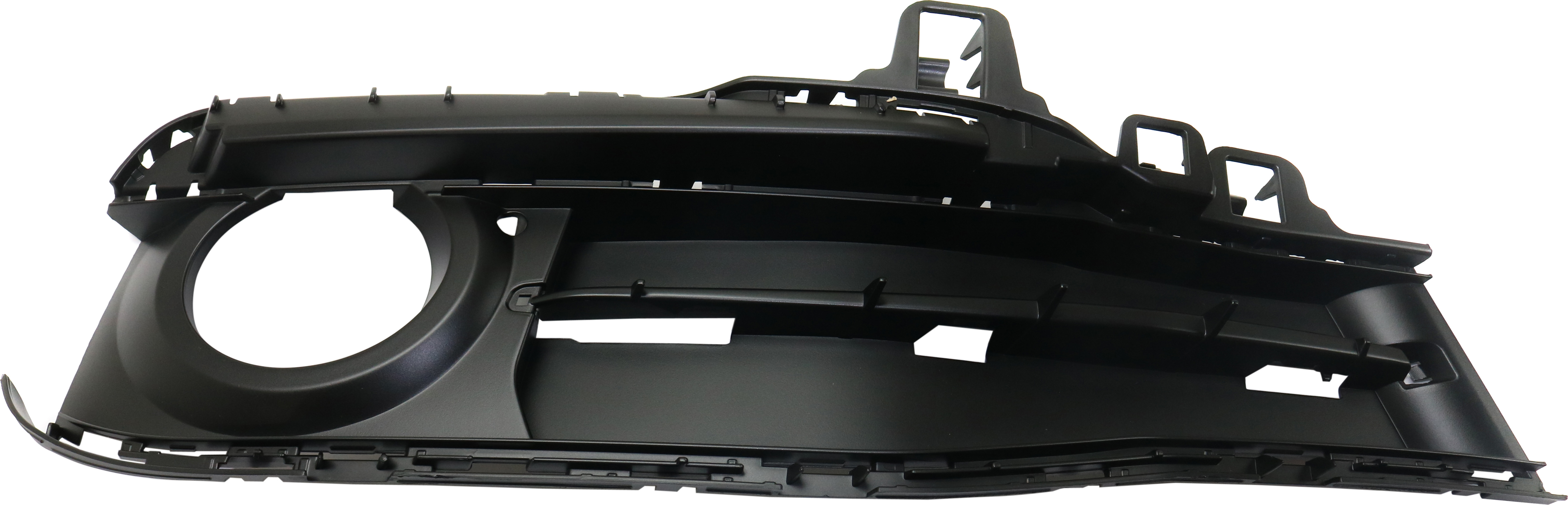 AM 328D 16-18 FRONT FOG LAMP MOLDING RH Textured Black Sport Line w o M Sport Package Wagon SKU RB10820019 Partslink BM1039193 OEM 51117396886