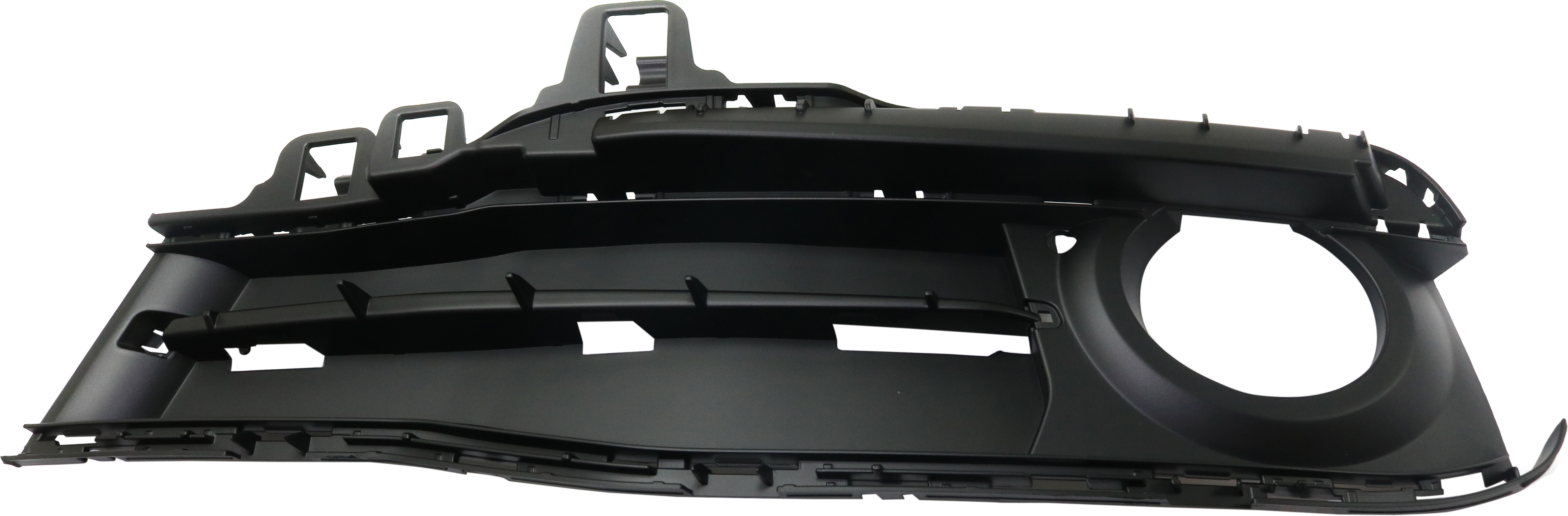 AM 328D 16-18 FRONT FOG LAMP MOLDING LH Textured Black Sport Line w o M Sport Package Wagon SKU RB10820020 Partslink BM1038193 OEM 51117396885