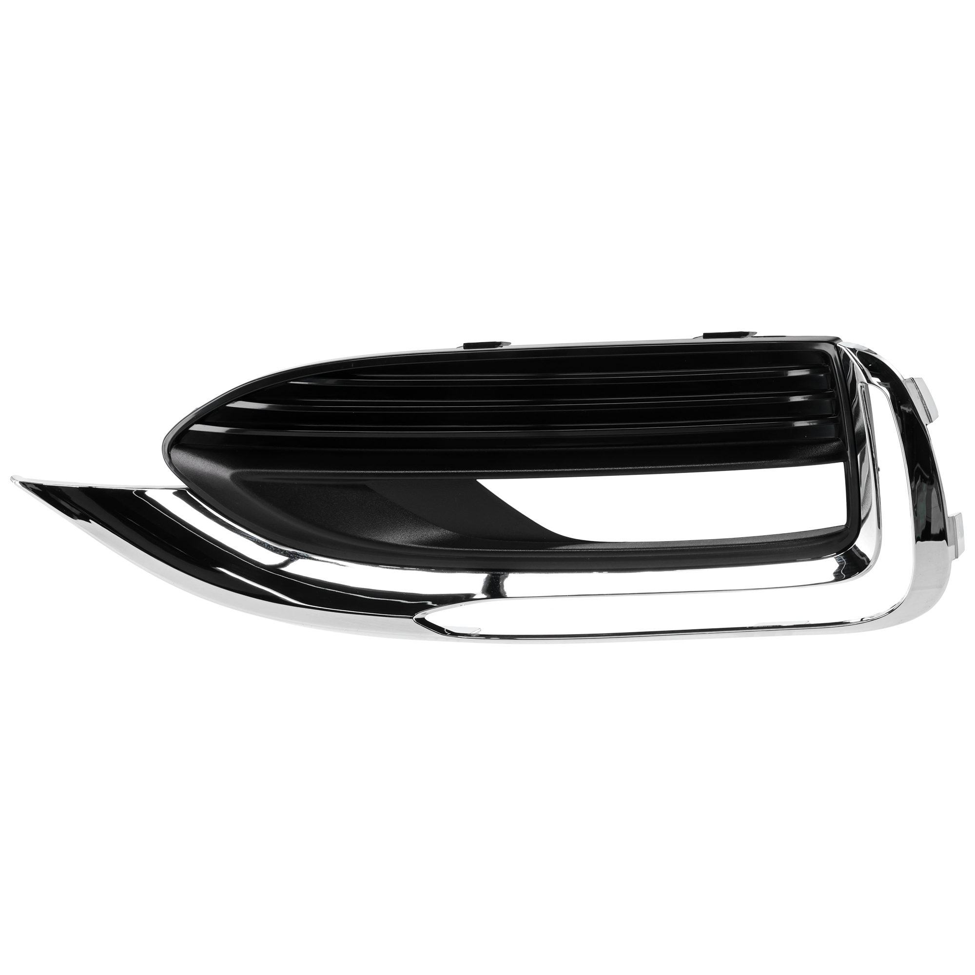 AM ENCLAVE 18-21 FRONT FOG LAMP MOLDING LH Textured Black w Chrome Trim SKU RB10820024 Partslink GM1038223 OEM 84238814
