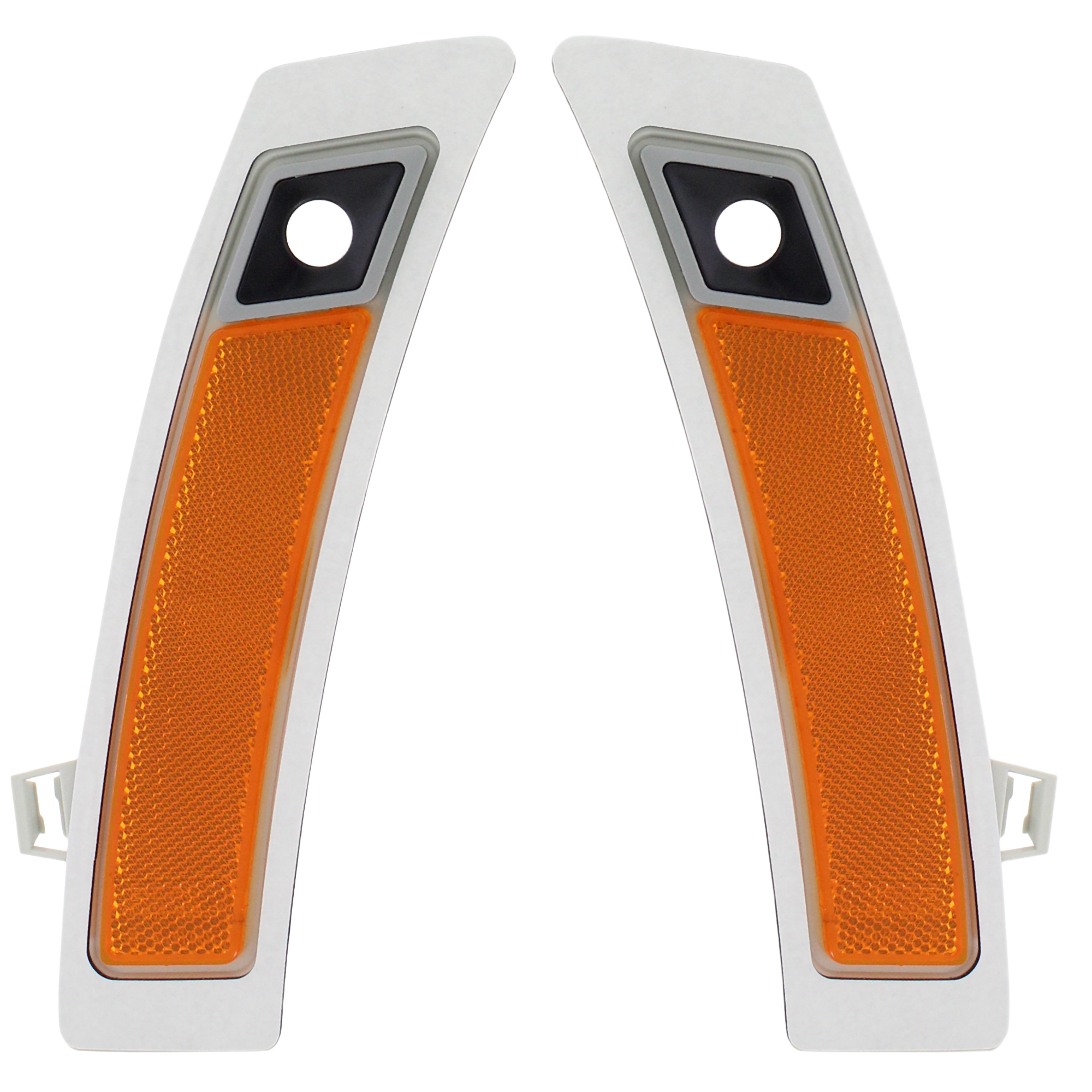 AM X5-11-13 FRONT BUMPER REFLECTOR RH and LH w or w o M Pkg w SVC Hole Exc. M Model CAPA SKU RB11130002Q Partslink BM1084104C OEM 63147274434