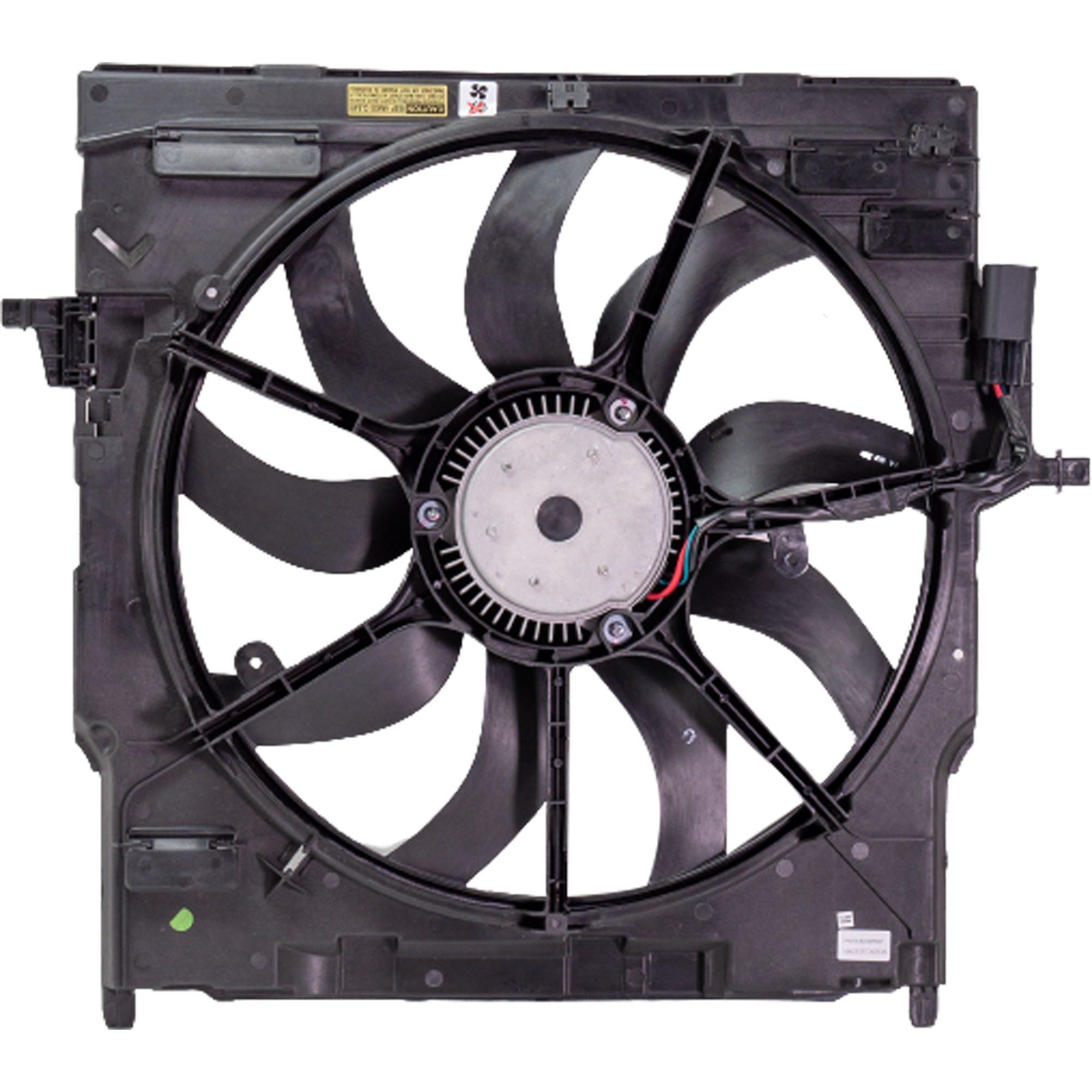 AM X5-14-19 X6-15-19 RADIATOR FAN ASSEMBLY Single Fan X5 Gas Diesel 3.0L Turbo Eng. SKU RB16090007 Partslink BM3115129 OEM 17427634471