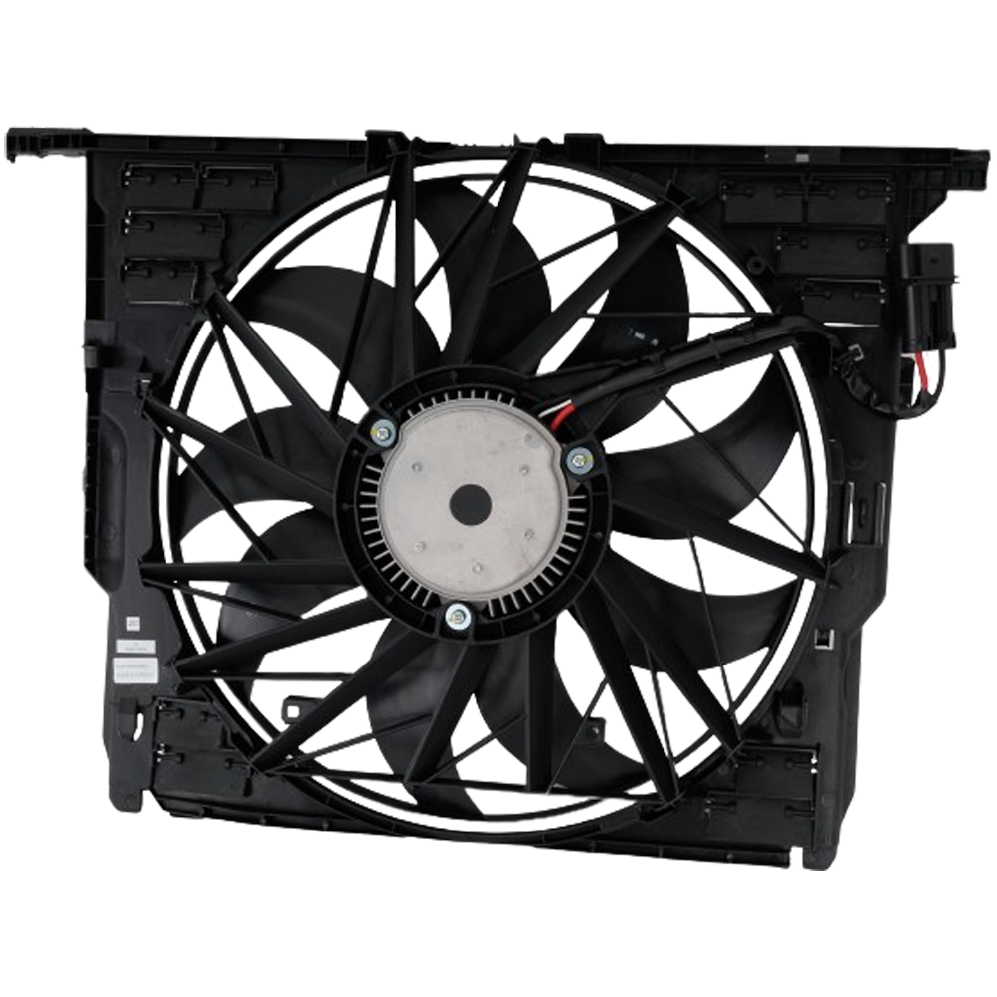 AM 750I 750LI 09-15-550i 11-16 RADIATOR FAN ASSEMBLY Single Fan 4.4L Eng. SKU RB16090012 Partslink BM3115120 OEM 17428509743