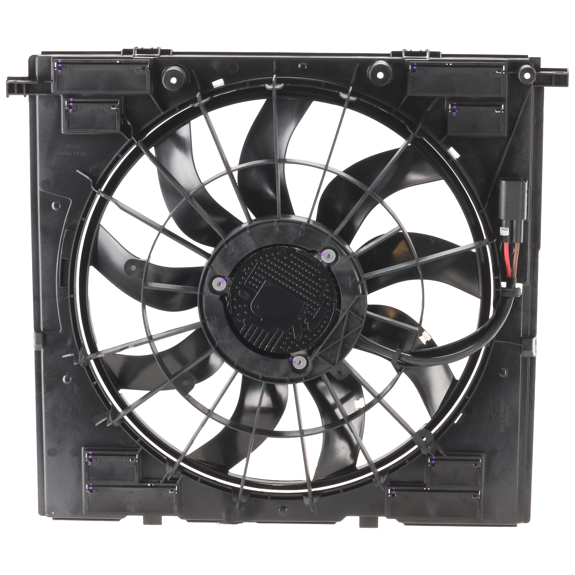 AM X4-19-25 X3-18-19-22-24 RADIATOR FAN ASSEMBLY Single fan 2.0L Eng. w Towing Package SKU RB16090029 Partslink BM3115136 OEM 17428487637