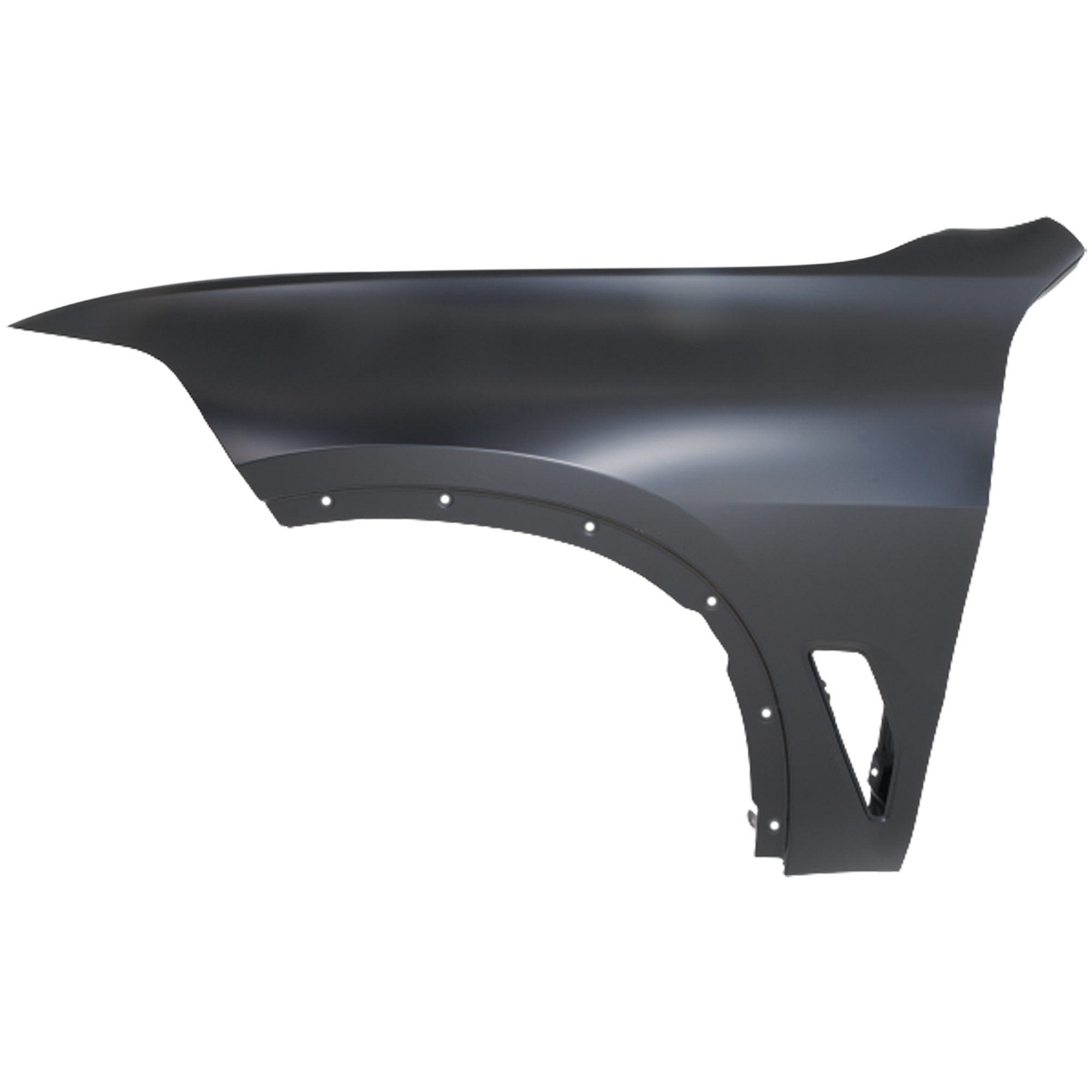 AM X5-19-25 FRONT FENDER RH Black Steel SKU RB22010035 Partslink BM1241175 OEM 41007492364 PFM