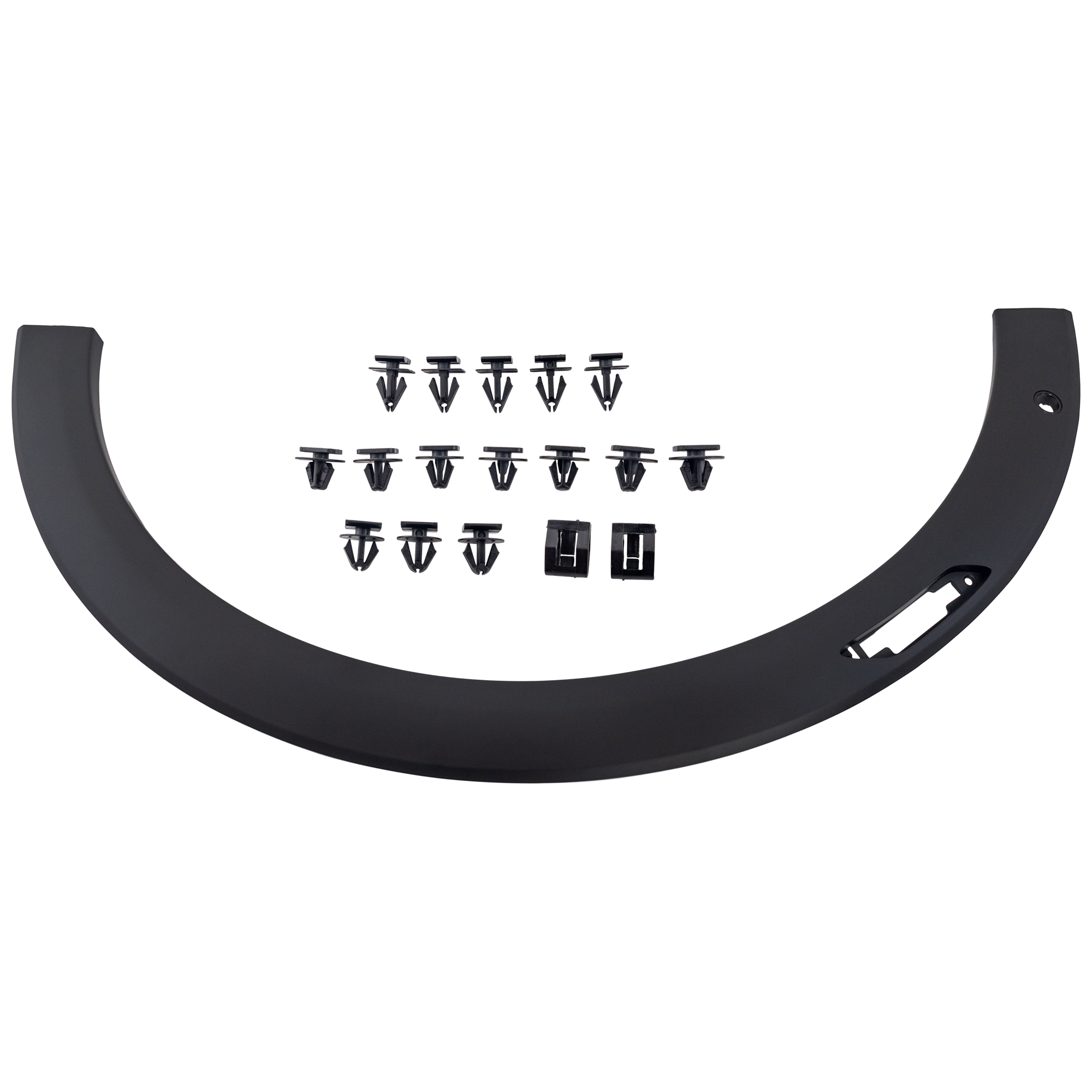 AM ENCORE GX 20-23 FRONT WHEEL OPENING MOLDING LH Primed w Park Assist Sensor Hole 23-23 To 10-28-22 SKU RB22130012 Partslink GM1290267 OEM 42810423-42755530