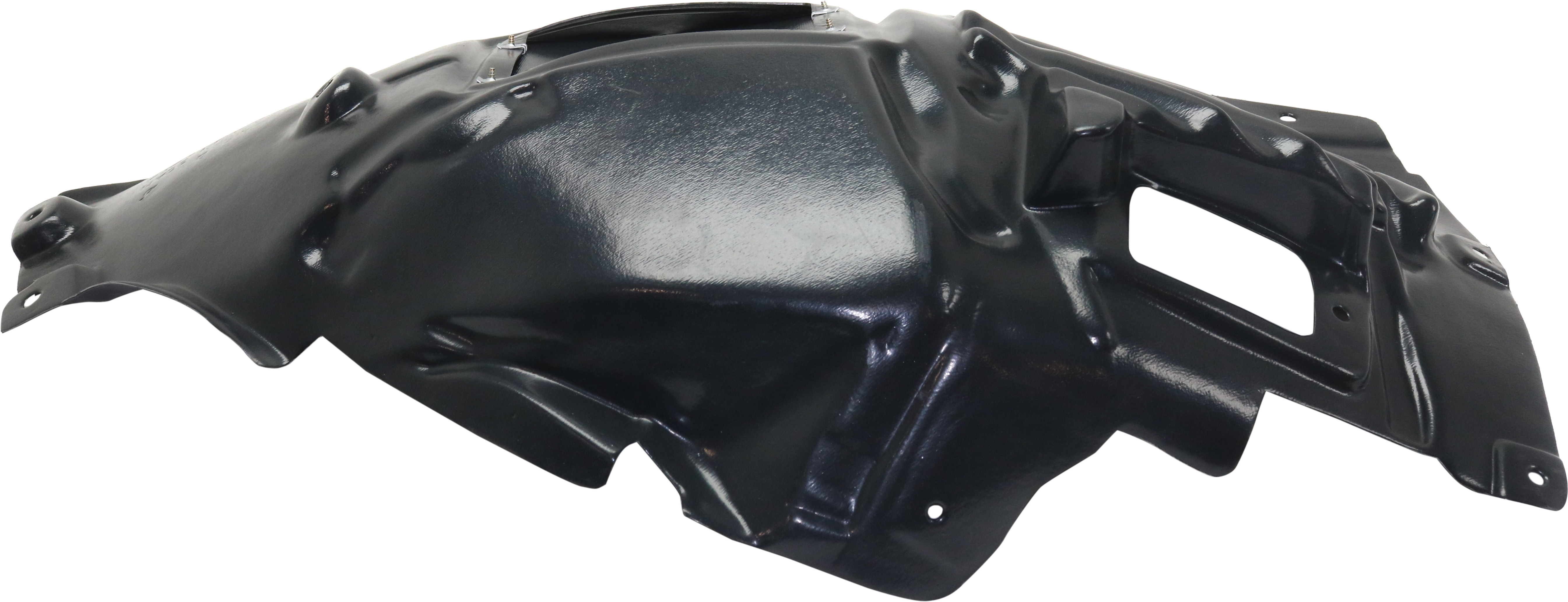 AM 3 SERIES GT 14-19 FRONT FENDER LINER LH Middle Section Vacuum Form SKU RB22210032 Partslink BM1248154 OEM 51717288909