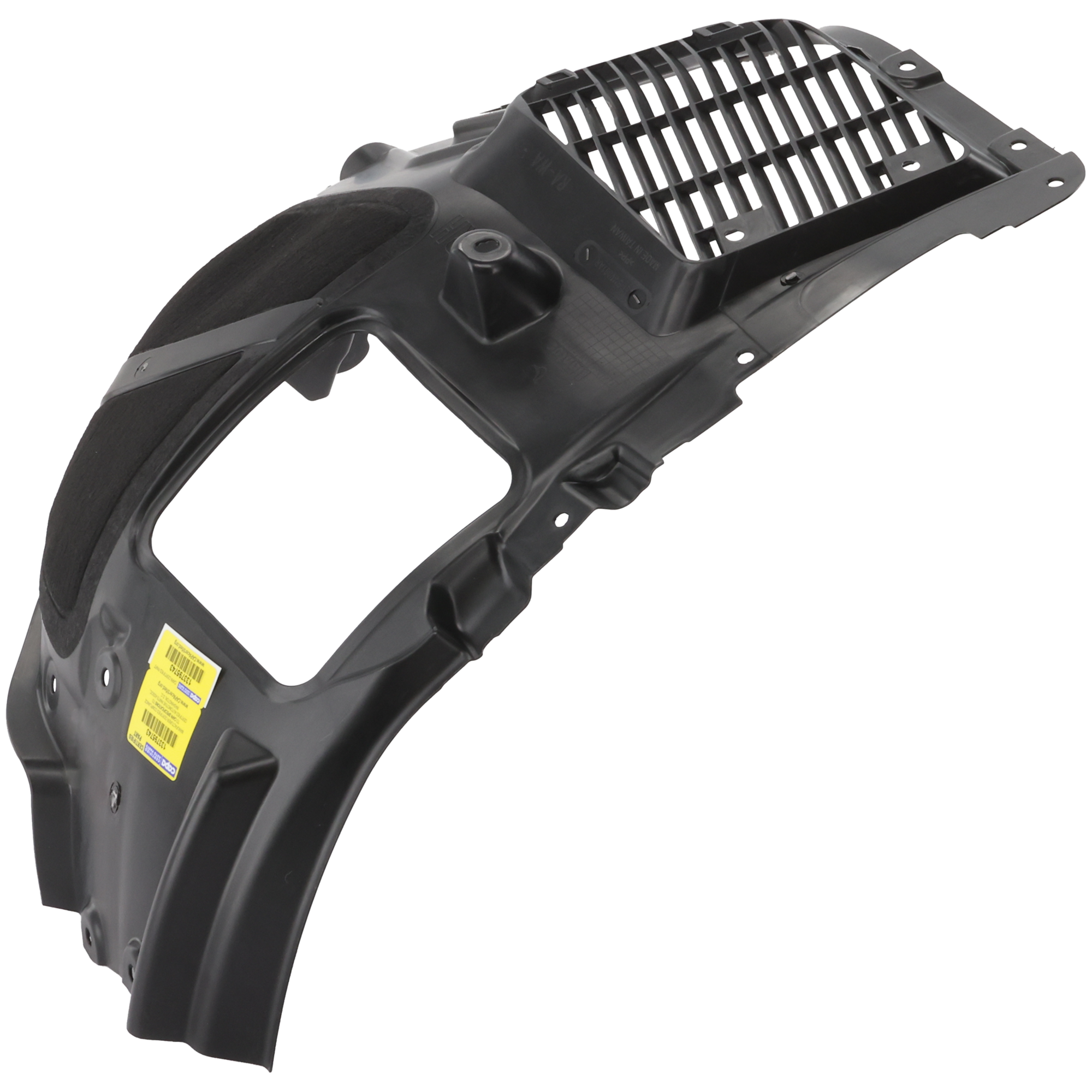 AM 5 SERIES 17-23 FRONT FENDER LINER RH Middle Section Polyethylene terephthalate Injection Form Sedan CAPA SKU RB22210035Q Partslink BM1249157C OEM 51717340786