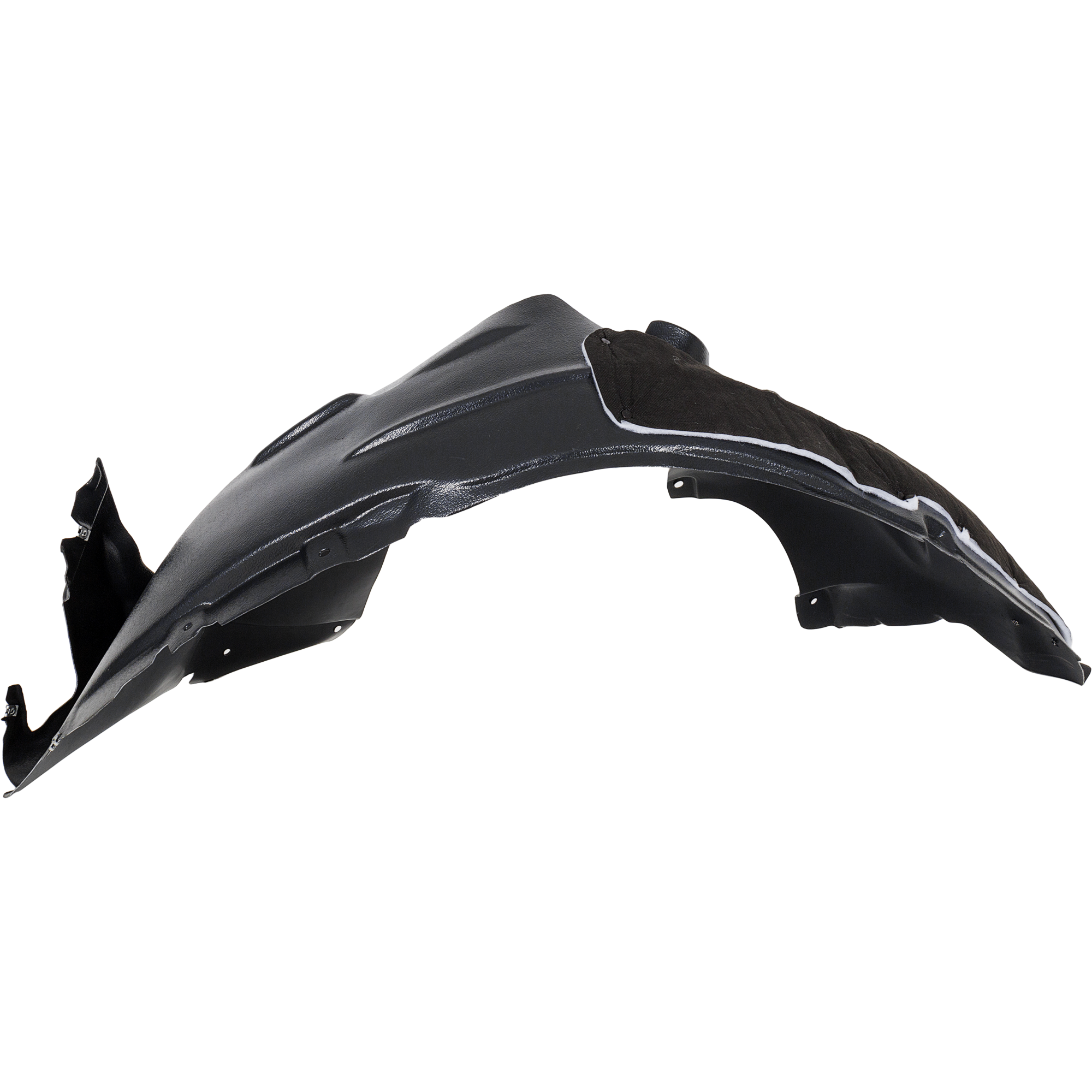 AM ENCORE 17-22 FRONT FENDER LINER LH Assembly Plastic Injection Form w Insulation Foam SKU RB22210066 Partslink GM1248307 OEM 42714867