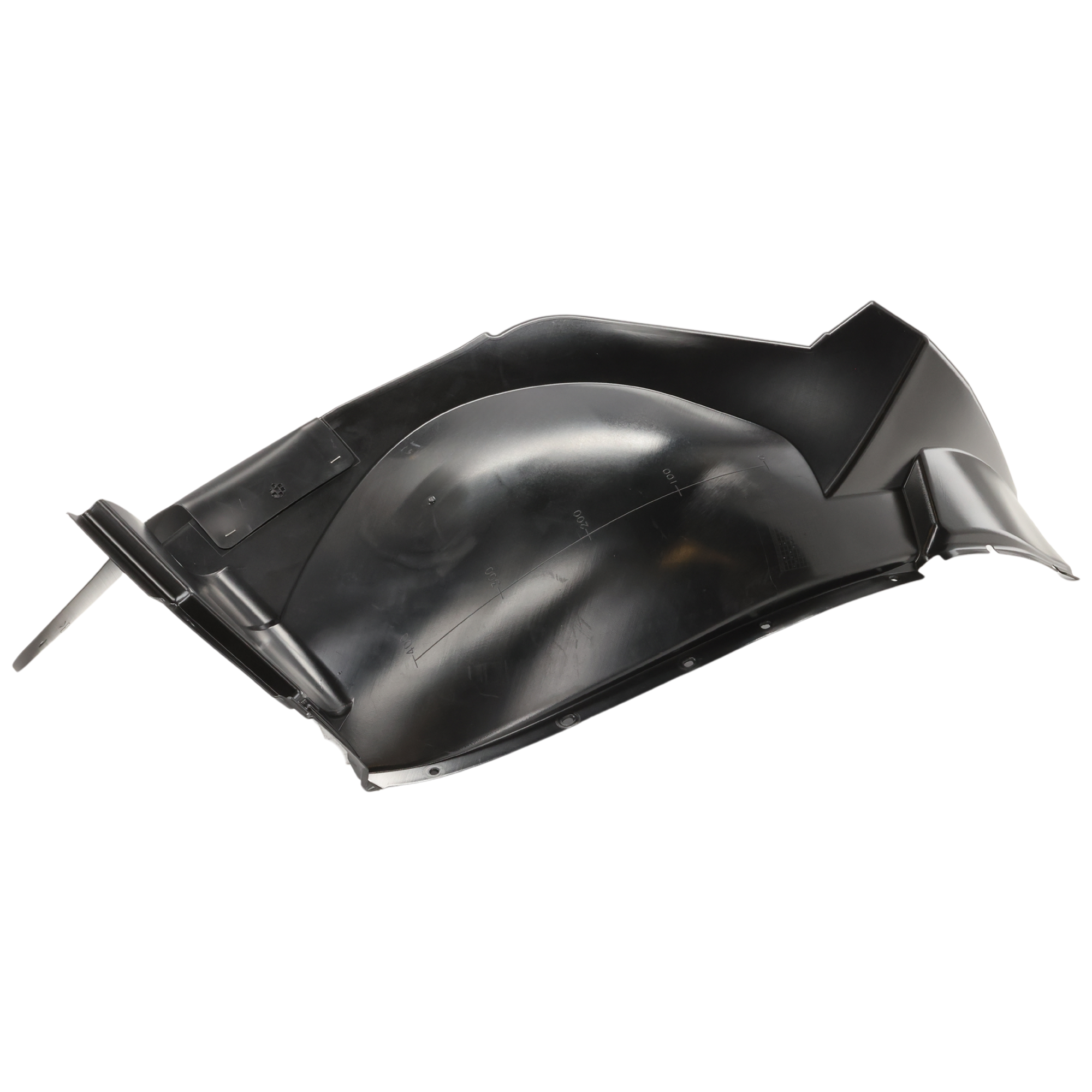 AM ENCLAVE 08-17 FRONT FENDER LINER LH Front Section Plastic Injection Form CAPA SKU RB22210088Q Partslink GM1248196C OEM 25965597