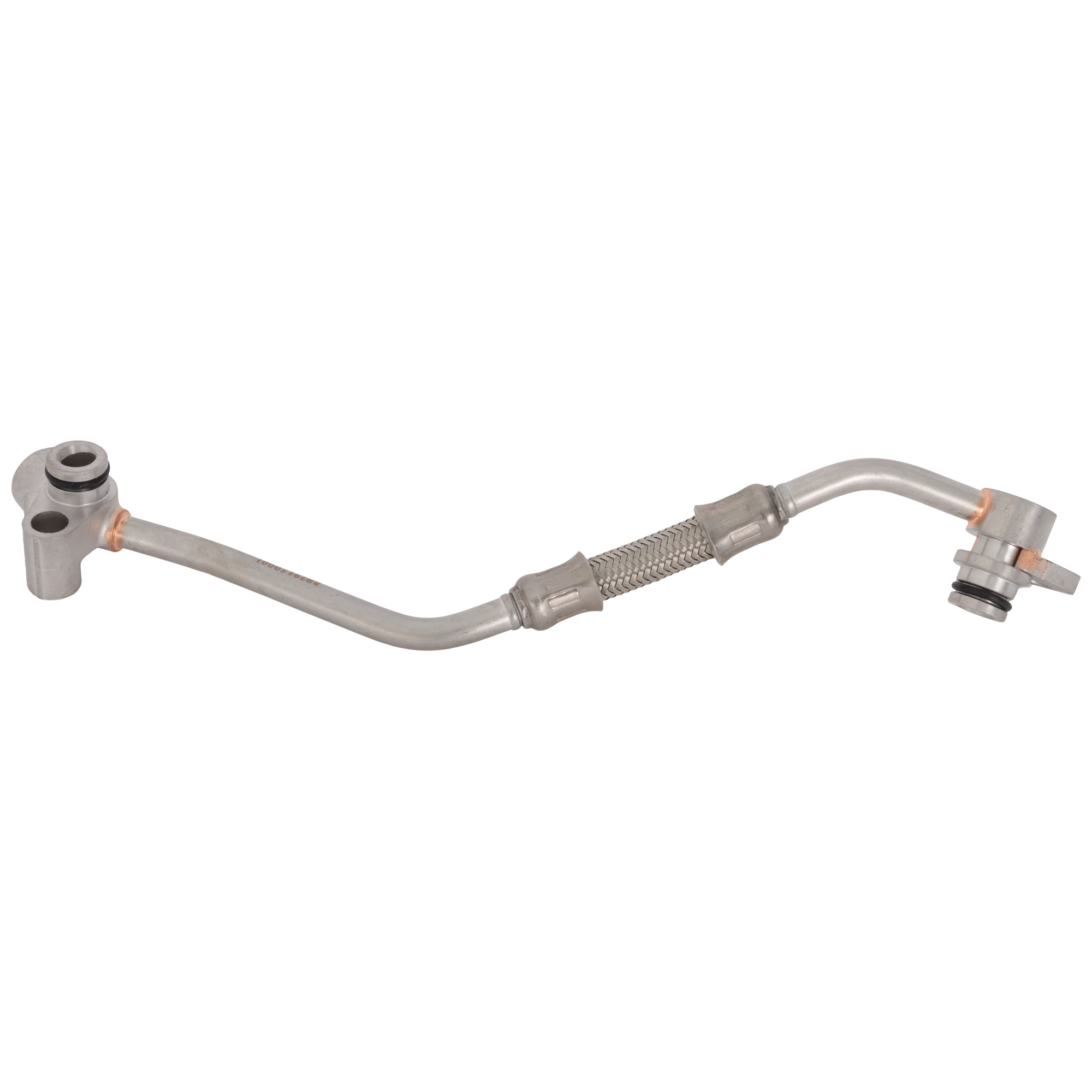 AM 3 SERIES 07-13 TURBOCHARGER OI LINE Rear 3.0L Eng. Stainless Steel SKU RB29150001 OEM 11427562798
