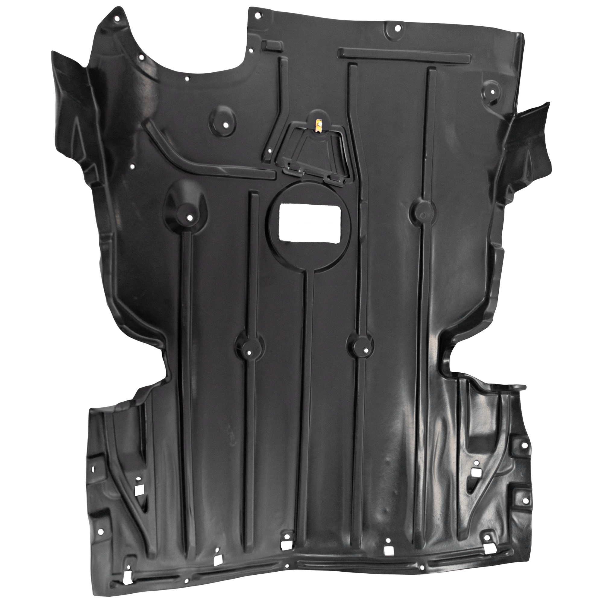 AM 3 SERIES 06-13 ENGINE SPLASH SHIELD Center Vacuum Form w o Insulation Foam w Aluminum Pad SKU RB31010028 Partslink BM1228118 OEM 51757129341