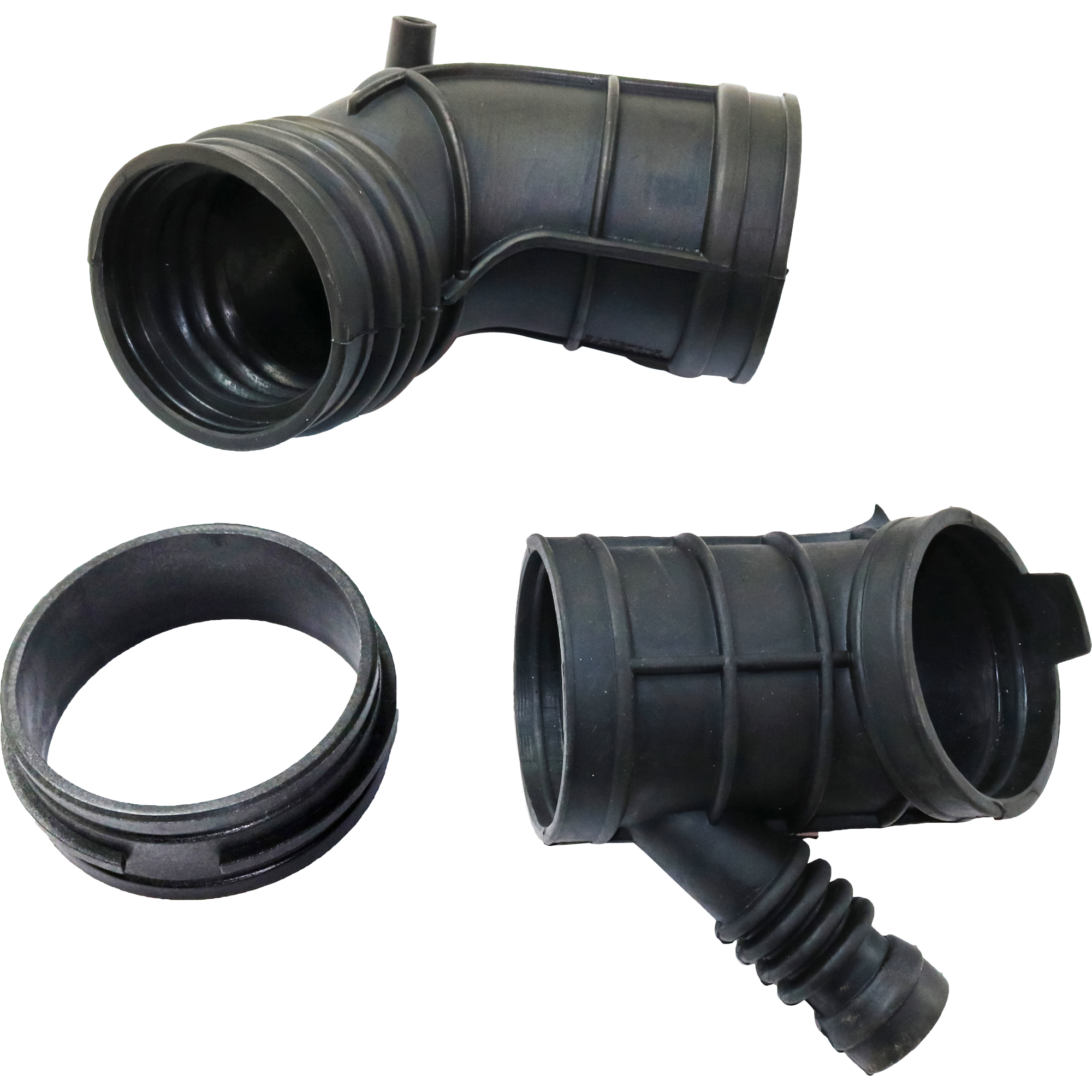 AM Z3-98-02-3 SERIES 99-06 AIR INTAKE HOSE 3 Piece Kit for M54 E46 and Z3 eng. SKU RB31560001 OEM 13541705209-13541435627-135414