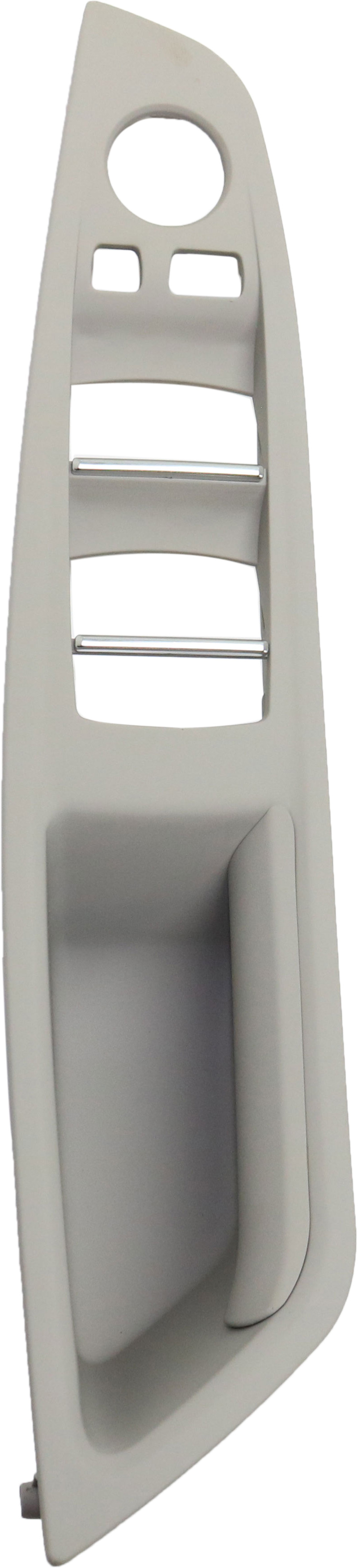AM 5 SERIES 10-16 WINDOW SWITCH BEZEL Front LH Everest Gray w Auto Dip Mirrors SKU RB32110006 OEM 51417225877