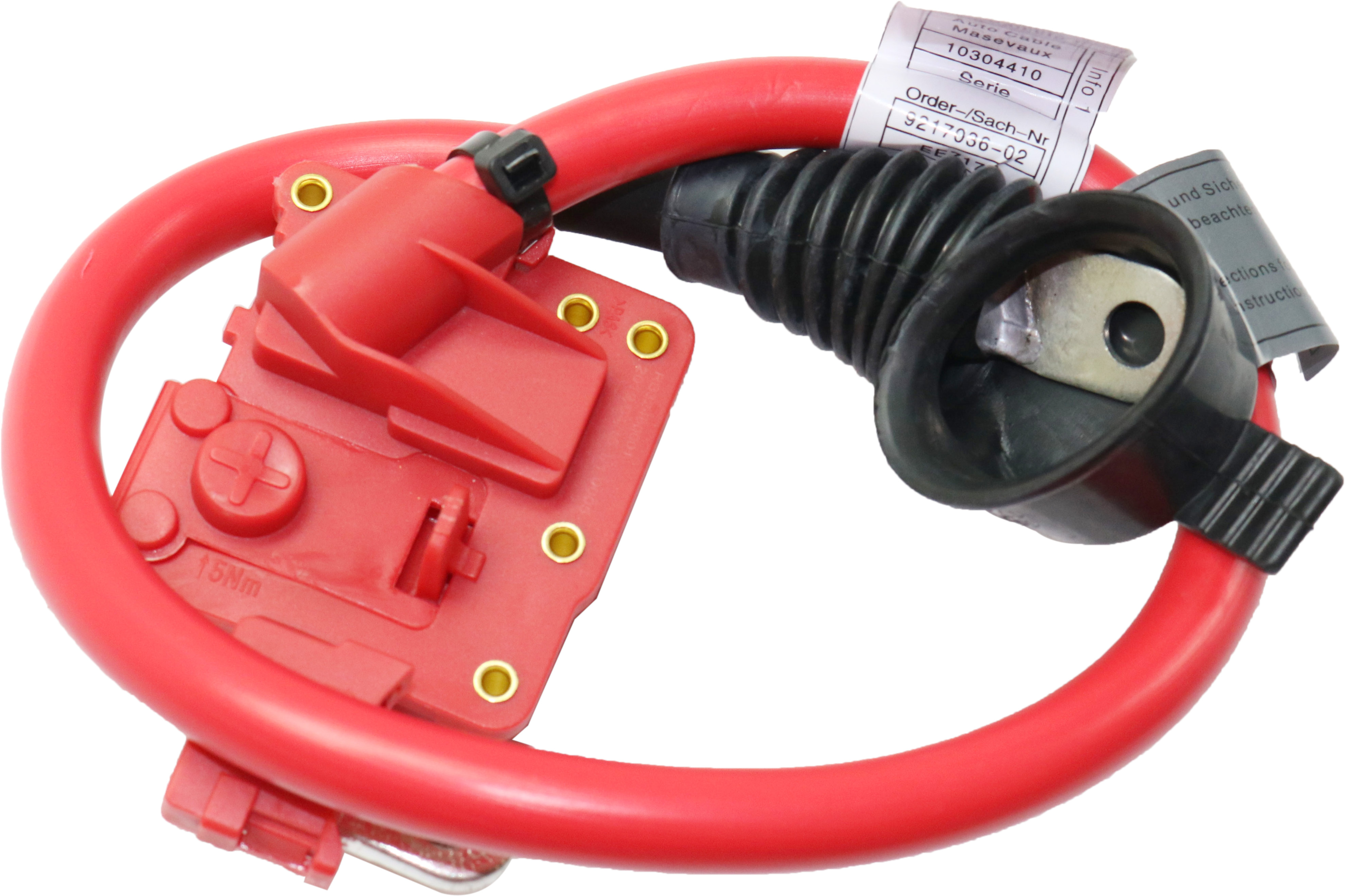 AM 5 SERIES 10-17-6 SERIES 12-18 BATTERY FUSE CABLE Positive from Junction to Underbody Cable SKU RB32460001 OEM 61129217036-61129217035