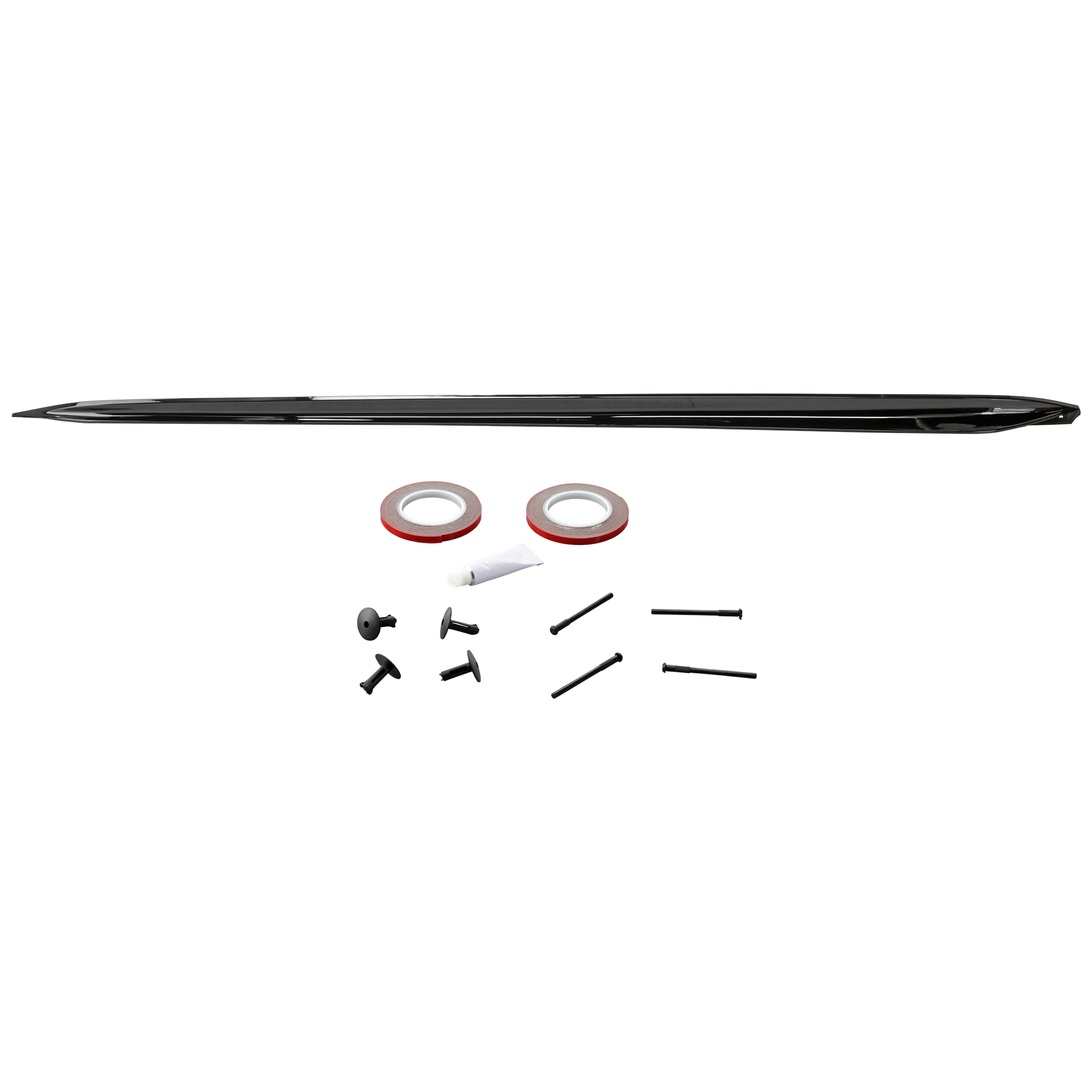 AM 3 SERIES 19-24 SERIES ROCKER PANEL MOLDING RH Bright Black SKU RB43050003 Partslink BM1607112 OEM 51192455896