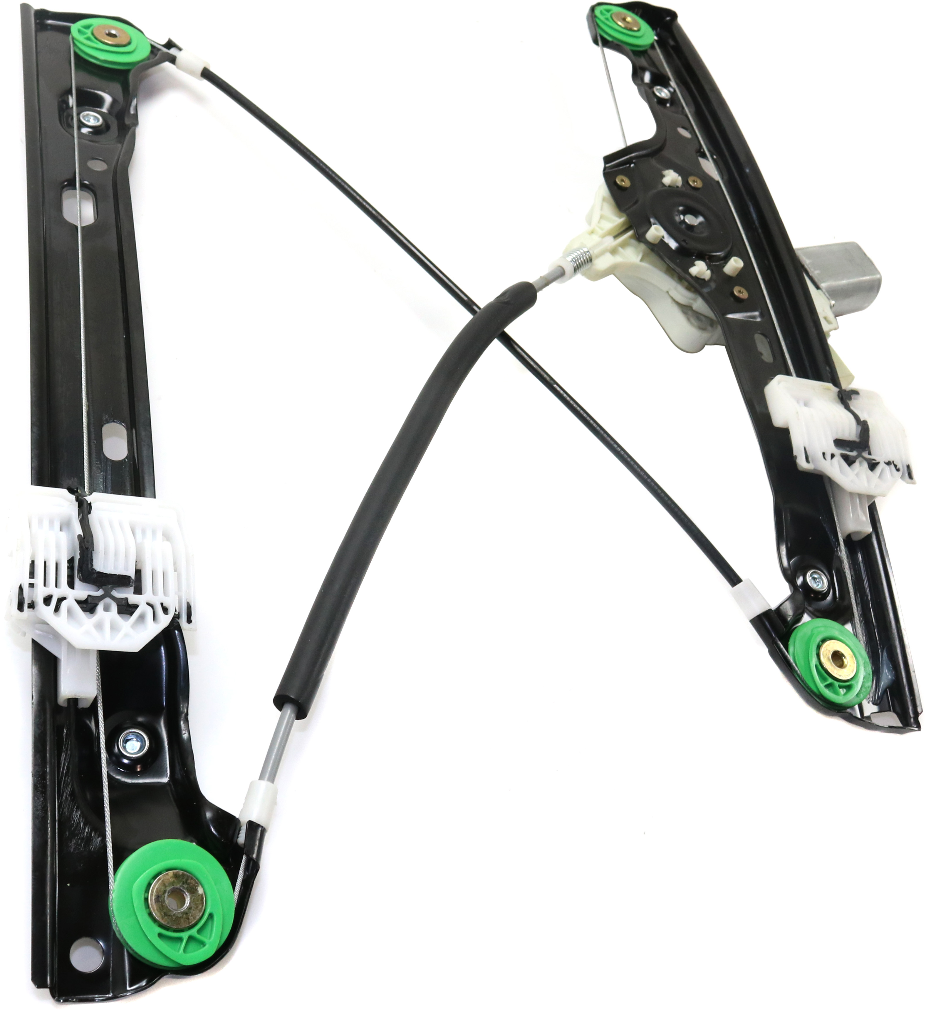 AM 3 SERIES 06-12 FRONT WINDOW REGULATOR LH Power w Motor 06-11 Sedan Wagon SKU RB46290008 Partslink BM1350134 OEM 51337140587 PFM