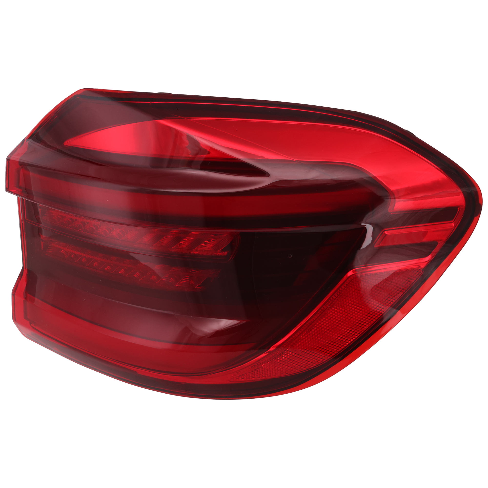 AM X3-18-21 TAIL LAMP RH Outer Assembly LED w Cornering Headlight w o Logo CAPA SKU RB73010051AQ Partslink BM2805136C OEM 63219853374
