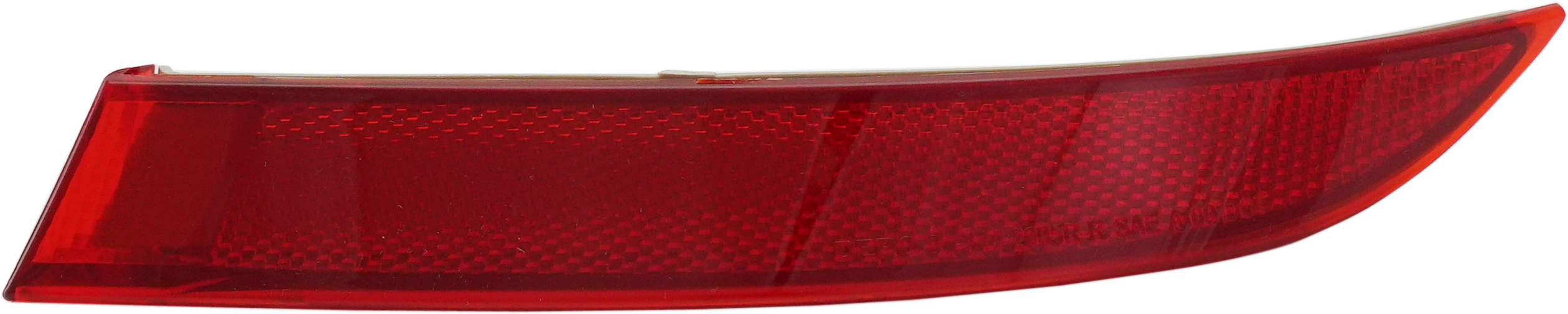 AM X5-11-13 REAR BUMPER REFLECTOR RH w o M Pkg CAPA SKU RB73490023Q Partslink BM1185105C OEM 63147240998