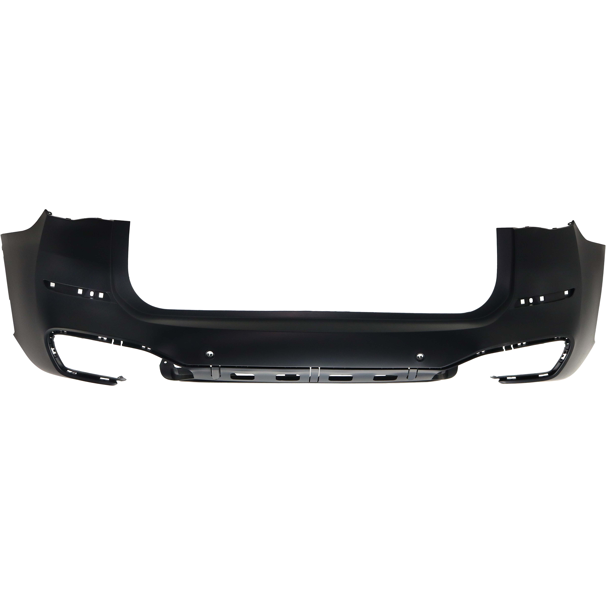 AM X1-17-22 REAR BUMPER COVER Primed w M Pkg 17-19 w PDC Sensor Holes CAPA SKU RB76010009PQ Partslink BM1100361C OEM 51128072774