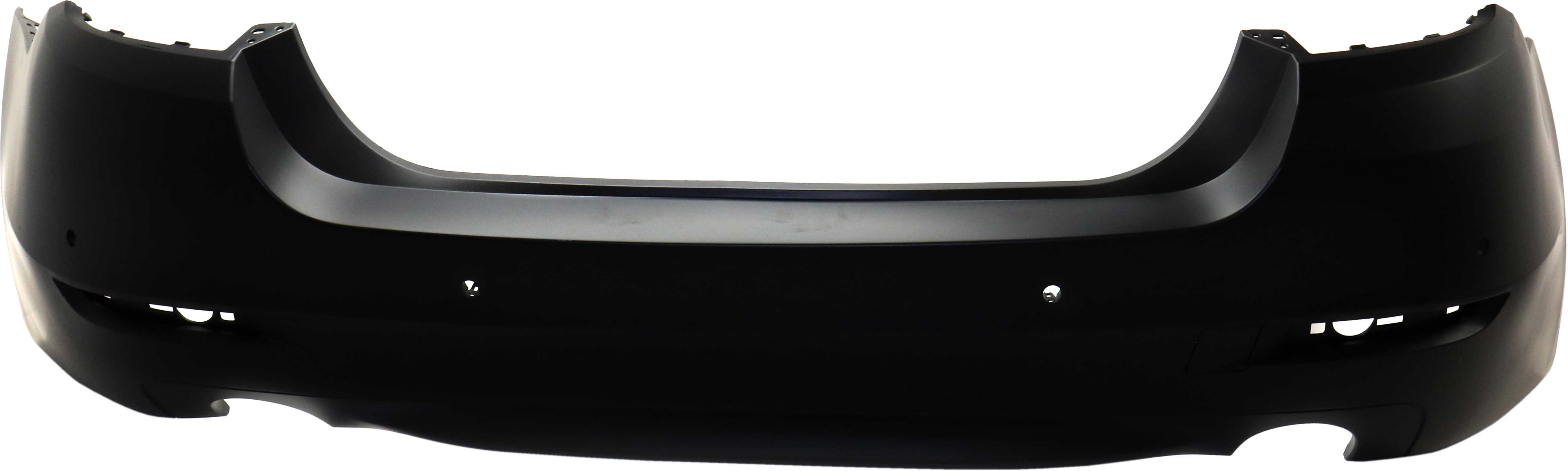 AM 535D 535I 14-16 REAR BUMPER COVER Primed Standard w o M Pkg w PDC Sensor Holes SKU RB76010013P Partslink BM1100331 OEM 51127332765