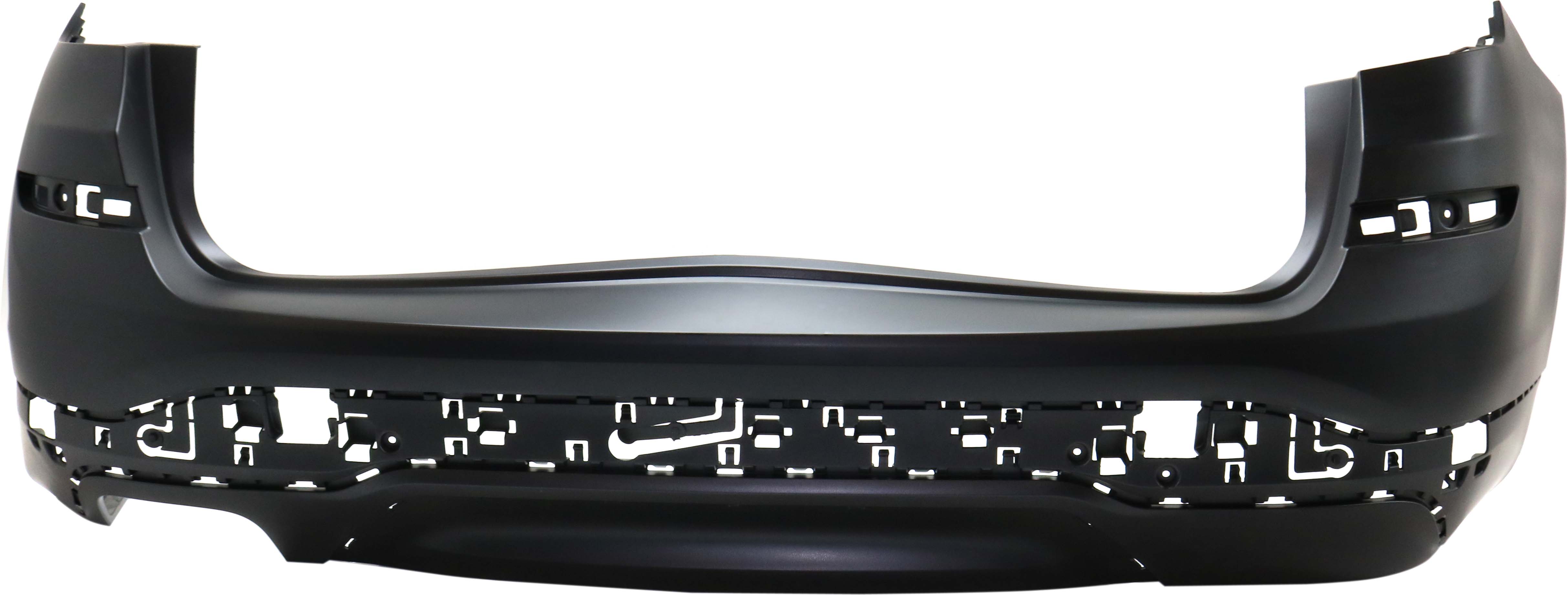 AM X3-15-17 REAR BUMPER COVER Primed w o M Pkg w o PDC Sensor Holes w X Line Pkg SKU RB76010017P Partslink BM1100307 OEM 51127389886