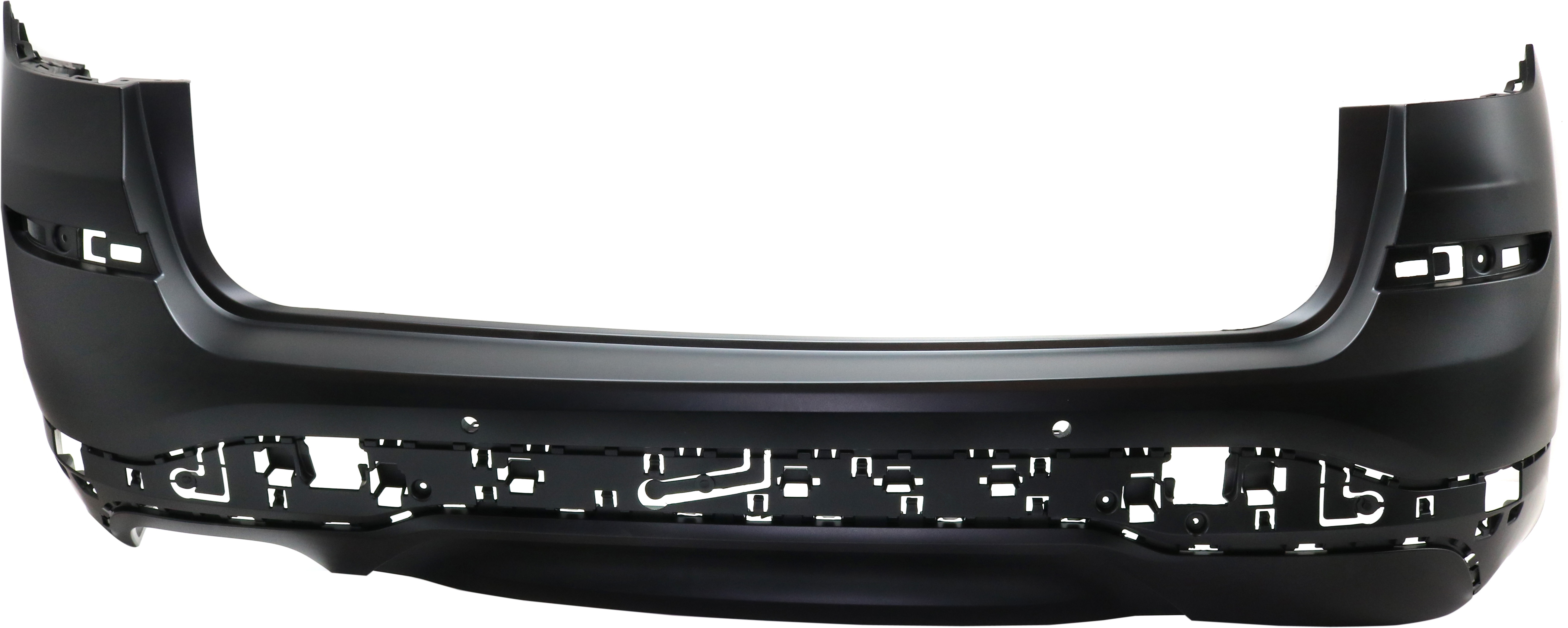 AM X3-15-17 REAR BUMPER COVER Primed w o M Pkg w PDC Sensor Holes w o X Line Pkg CAPA SKU RB76010018PQ Partslink BM1100308C OEM 51127392992