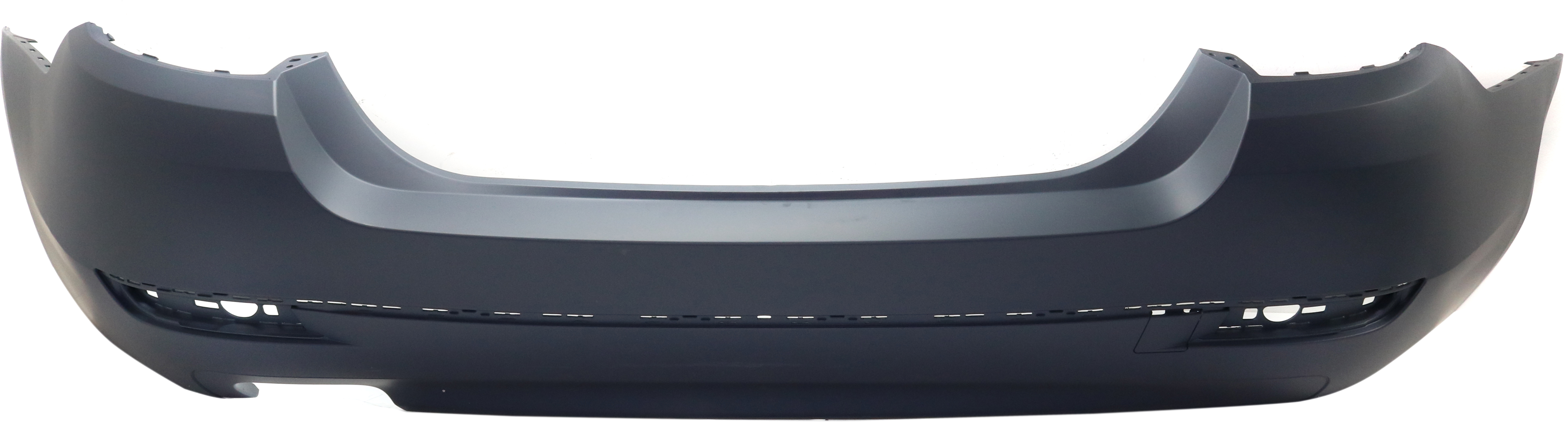 AM 528I 528I XDRIVE 14-16 REAR BUMPER COVER Primed Luxury Modern Line w o M Pkg w o PDC Sensor Holes SKU RB76010025P Partslink BM1100323 OEM 51127332770