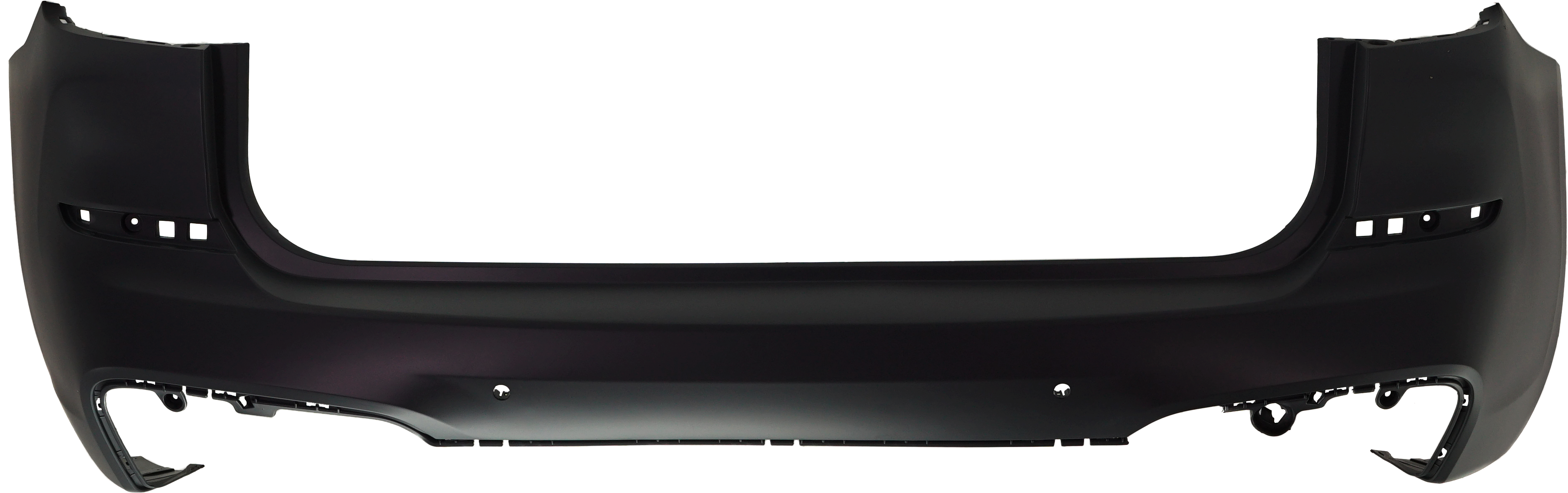 AM X3-18-21 REAR BUMPER COVER Primed 30i M40i Models w M Sport Pkg w o Park Assist Sensor Holes SKU RB76010045P Partslink BM1100422 OEM 51128091991