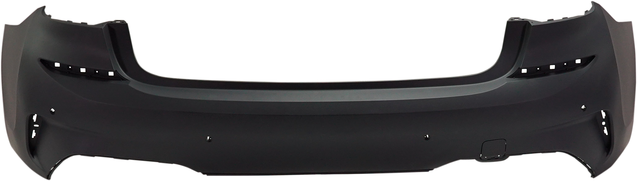 AM 3 SERIES 19-22 REAR BUMPER COVER Primed w M Sport Pkg w Park Distance Control Sensor Holes w o Park Assist Sensor Holes Sedan SKU RB76010057P Partslink BM1100434 OEM 51128099904