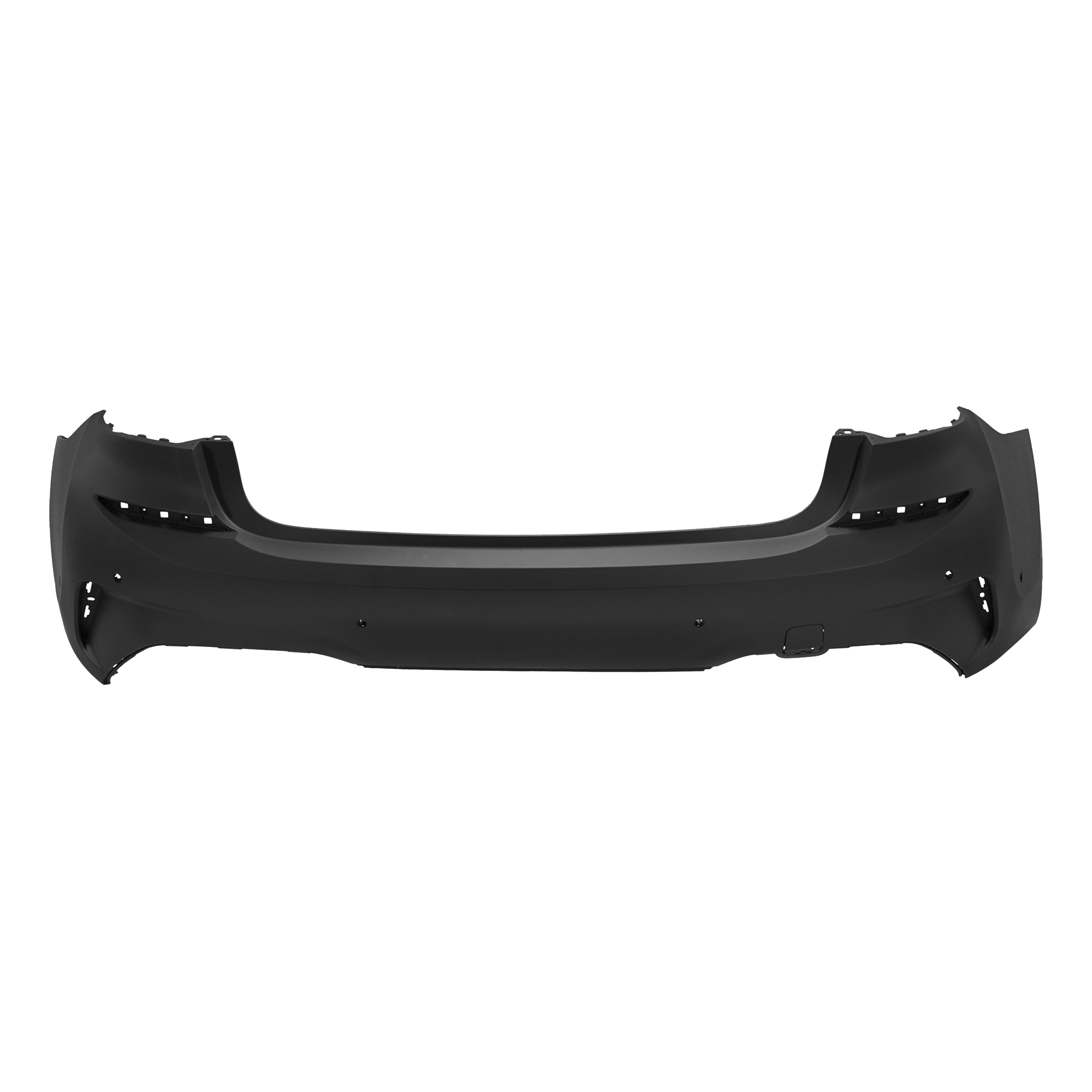 AM 3 SERIES 19-22 REAR BUMPER COVER Primed w M Sport Pkg w Park Distance Control and Park Assist Sensor Holes Sedan SKU RB76010058P Partslink BM1100435 OEM 51128099905