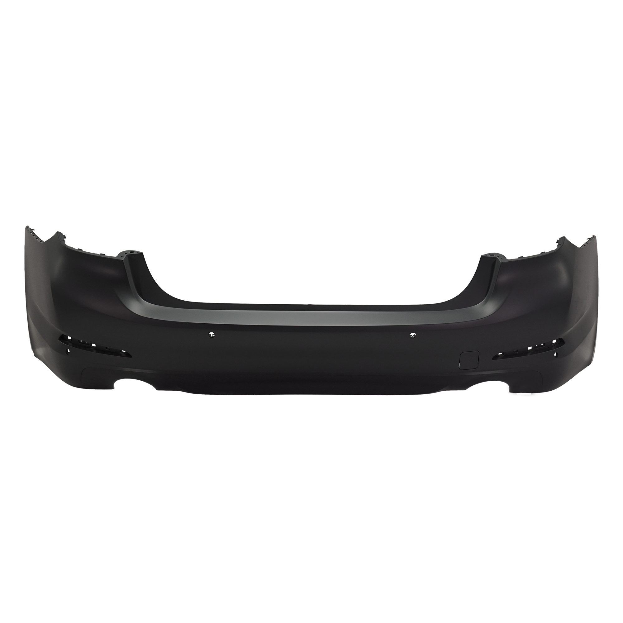 AM 5 SERIES 17-20 REAR BUMPER COVER Primed Exc 540i Model Sedan w o M Pkg w o Luxury Pkg w PDC Sensor Holes w o Park Assist Sensor Holes SKU RB76010071P Partslink BM1100373 OEM 51127475593