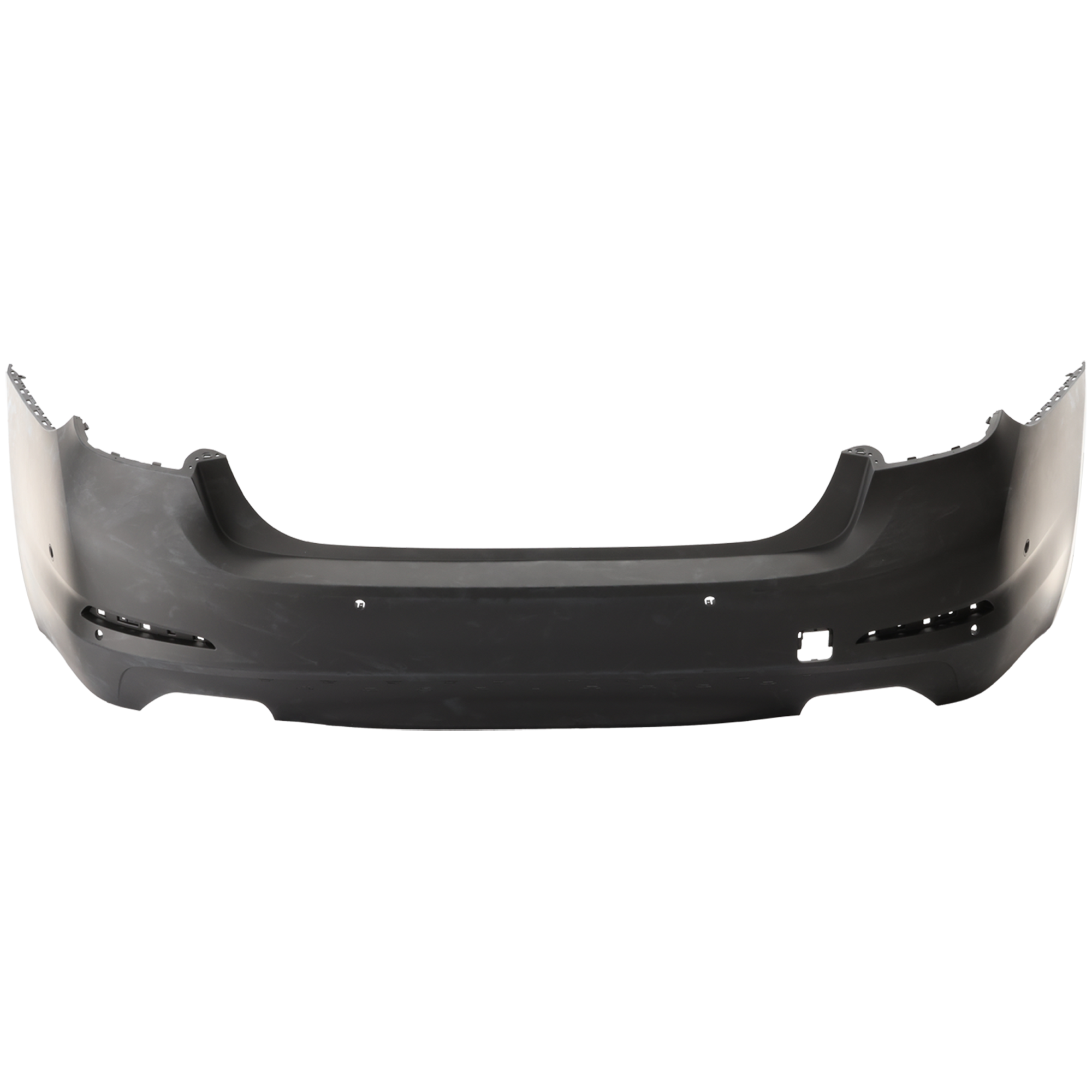 AM 540I 17-20 REAR BUMPER COVER Primed w o M Pkg w Luxury Pkg w PDC Sensor and Park Assist Sensor Holes CAPA SKU RB76010080PQ Partslink BM1100383C OEM 51127475600