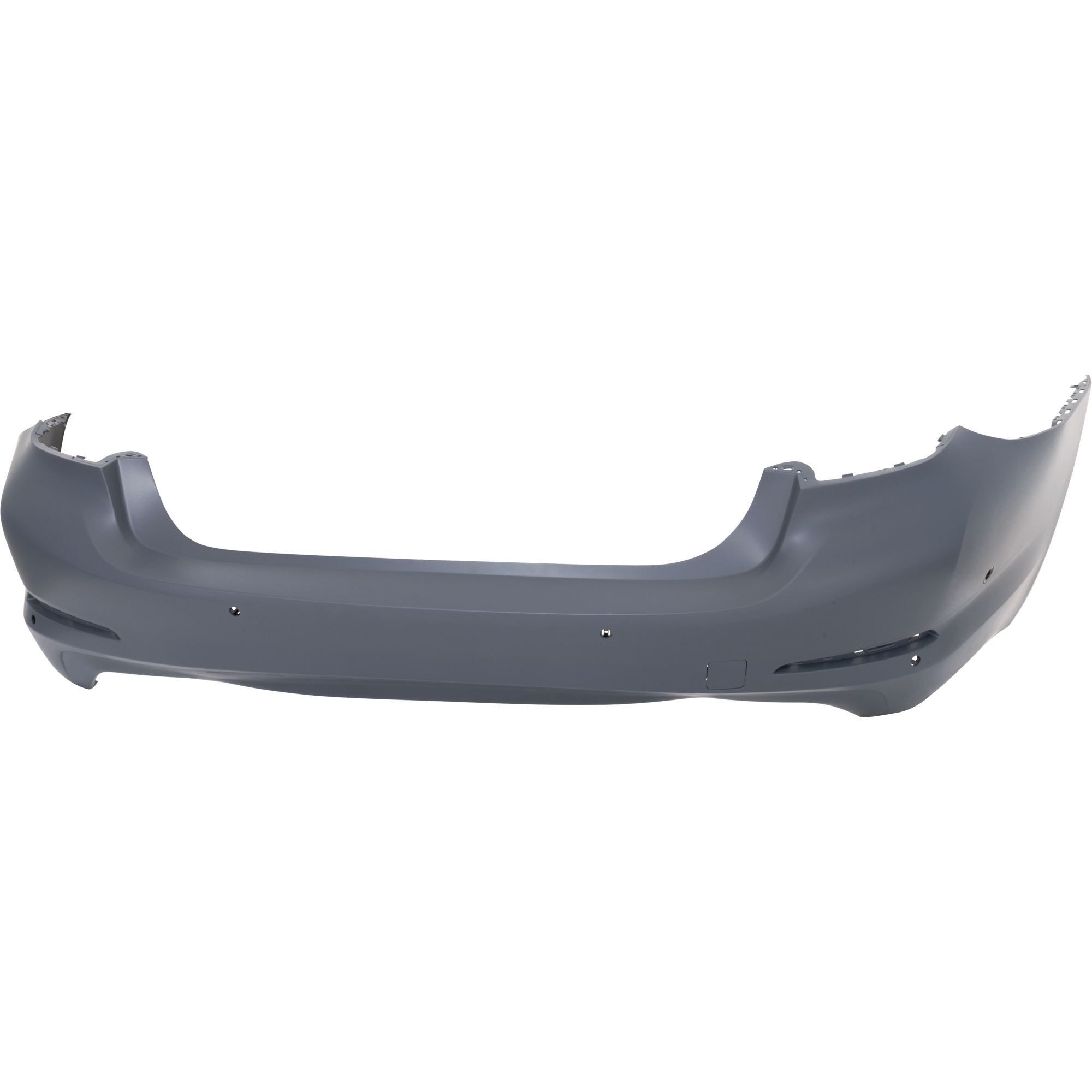 AM 540I 17-20 REAR BUMPER COVER Primed w o M Pkg w Luxury Pkg w PDC Sensor and Park Assist Sensor Holes SKU RB76010080P Partslink BM1100383 OEM 51127475600