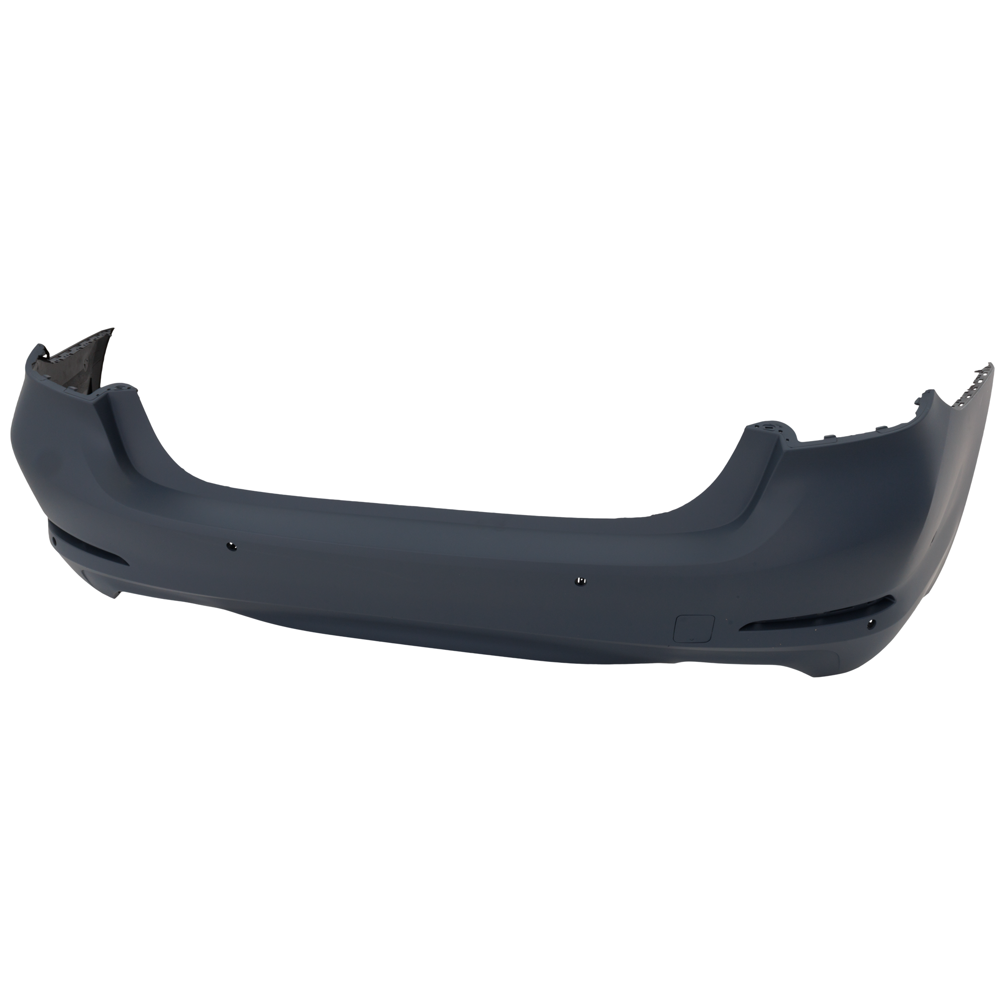 AM 540I 17-20 REAR BUMPER COVER Primed w o M Pkg w o Luxury Pkg w PDC Sensor and Park Assist Sensor Holes CAPA SKU RB76010081PQ Partslink BM1100380C OEM 51127475594