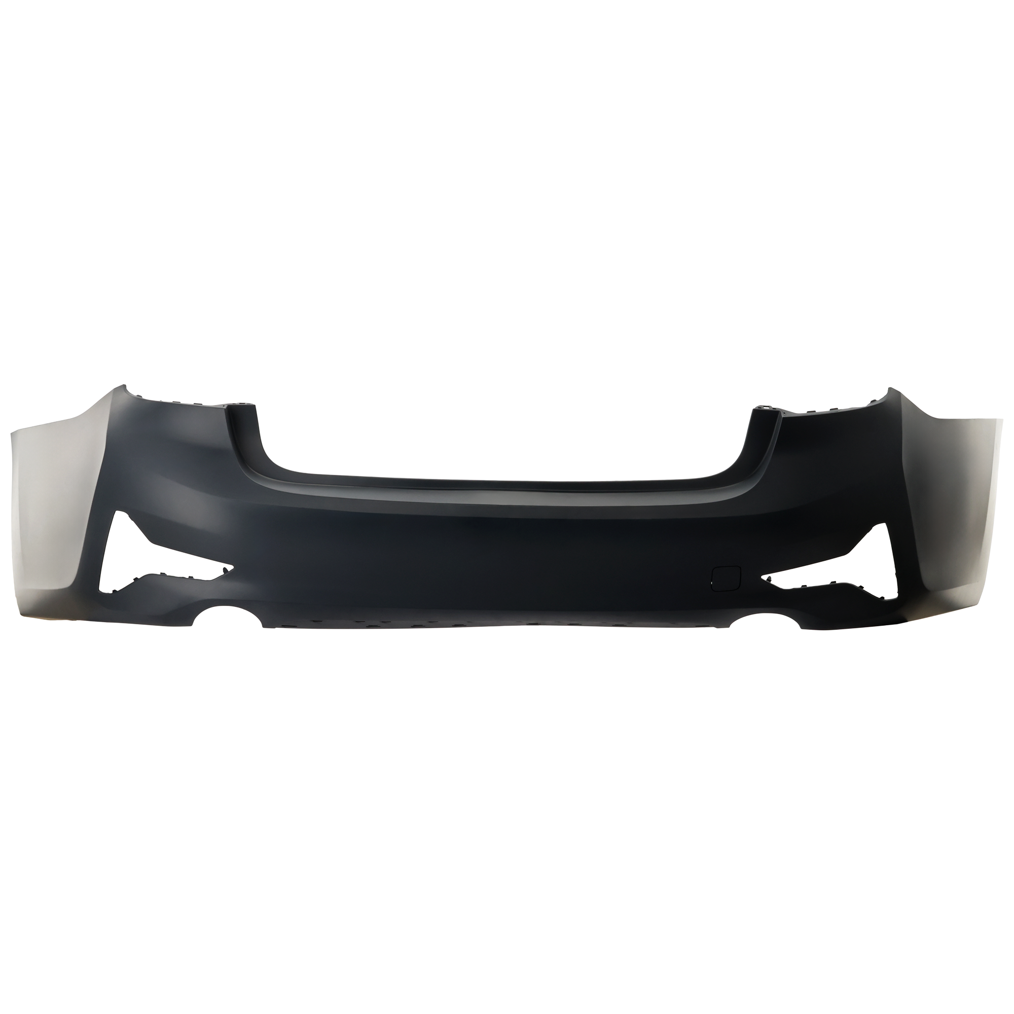AM 3 SERIES 19-22 REAR BUMPER COVER Primed Sport Line Sedan w o M Sport Pkg w o PDC Sensor Holes SKU RB76010084P Partslink BM1100437 OEM 51128493936