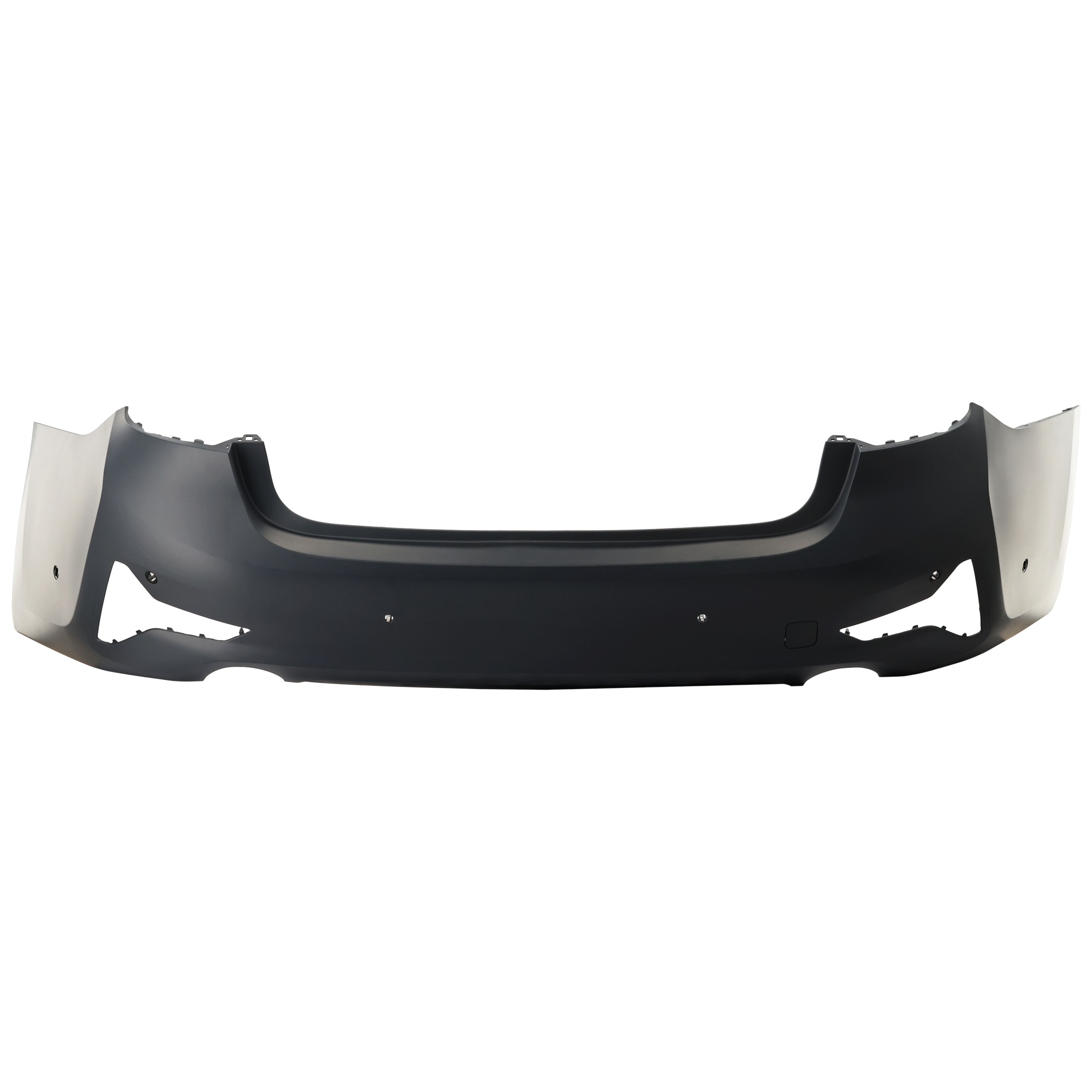AM 3 SERIES 19-22 REAR BUMPER COVER Primed Sport Line Sedan w o M Sport Pkg w o PDC Sensor and Park Assist Sensor Holes SKU RB76010086P Partslink BM1100439 OEM 51128493938