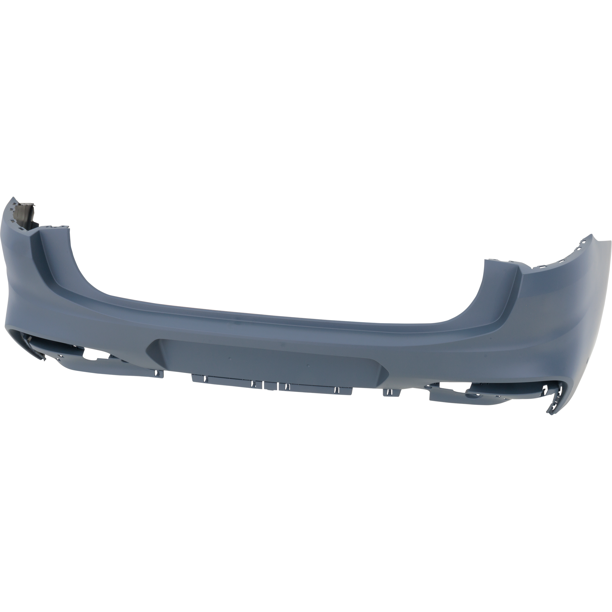 AM X4-19-21 REAR BUMPER COVER Primed w M Sport Package w o Camera Hole w Park Assist Sensor Holes M40i xDrive30i Models SKU RB76010107P Partslink BM1100443 OEM 51128078839