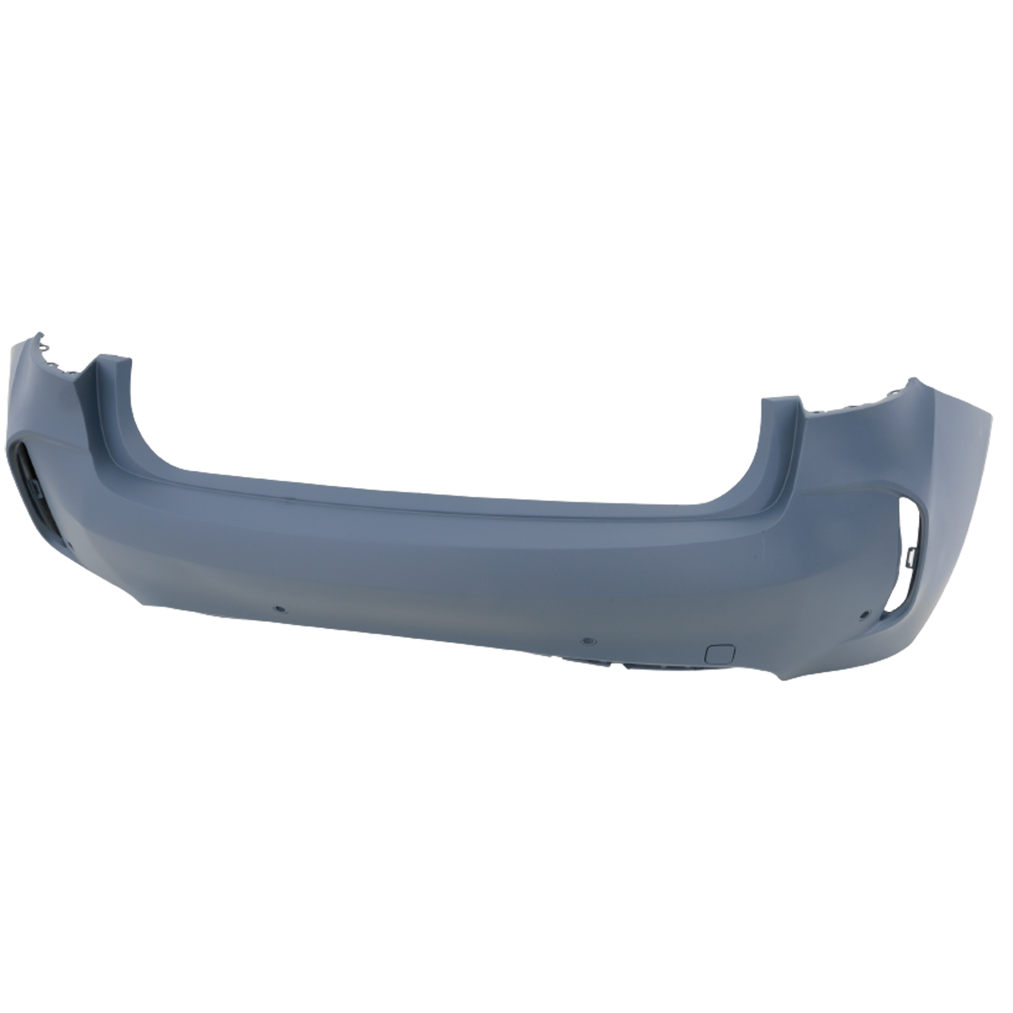 AM 330I 19-21 X6-15-19 REAR BUMPER COVER Primed 330i w o M Sport Pkg X6 M Model w PDC Sensor Holes SKU RB76010114P Partslink BM1100351 OEM 51128066911