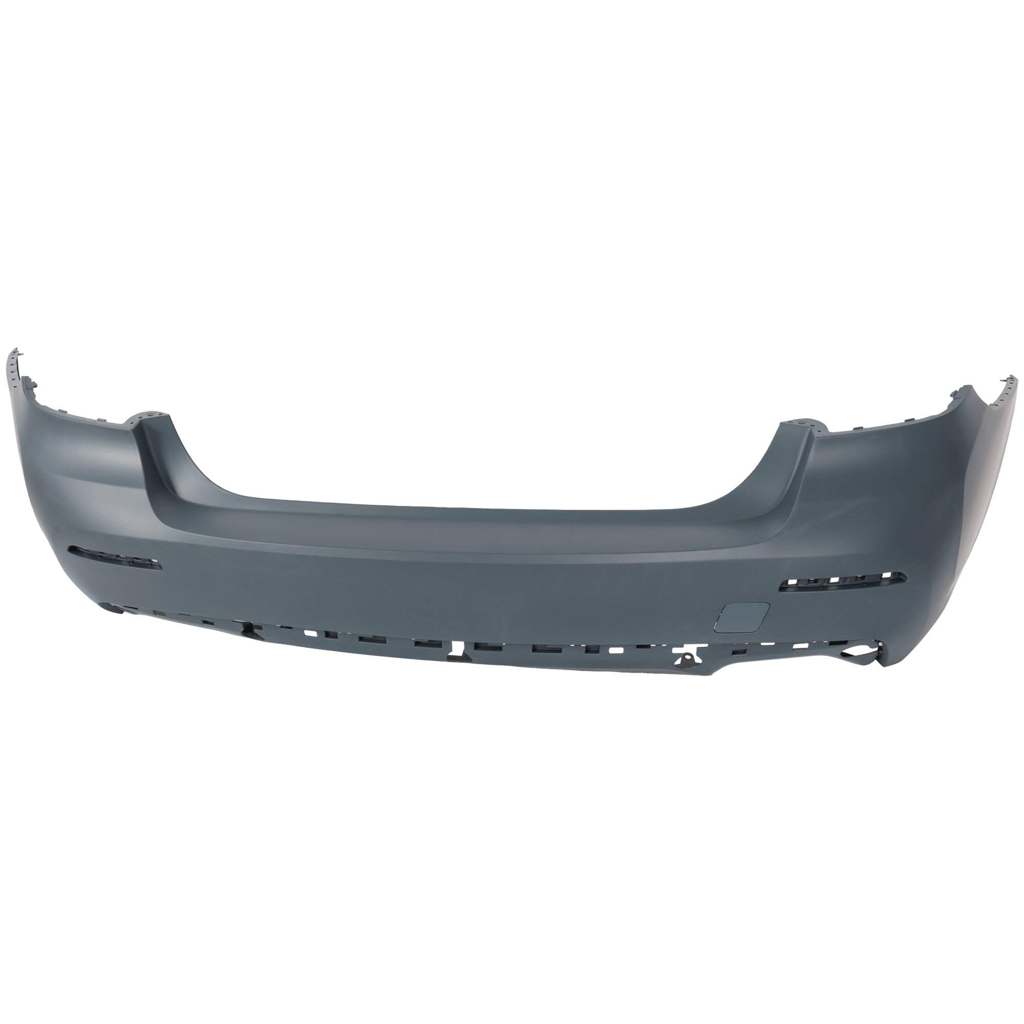 AM 5 SERIES 21-23 REAR BUMPER COVER Primed w o Park Assist Sensor Holes 530i 540i Models w o M Sport Package SKU RB76010120P Partslink BM1100455 OEM 51129852174