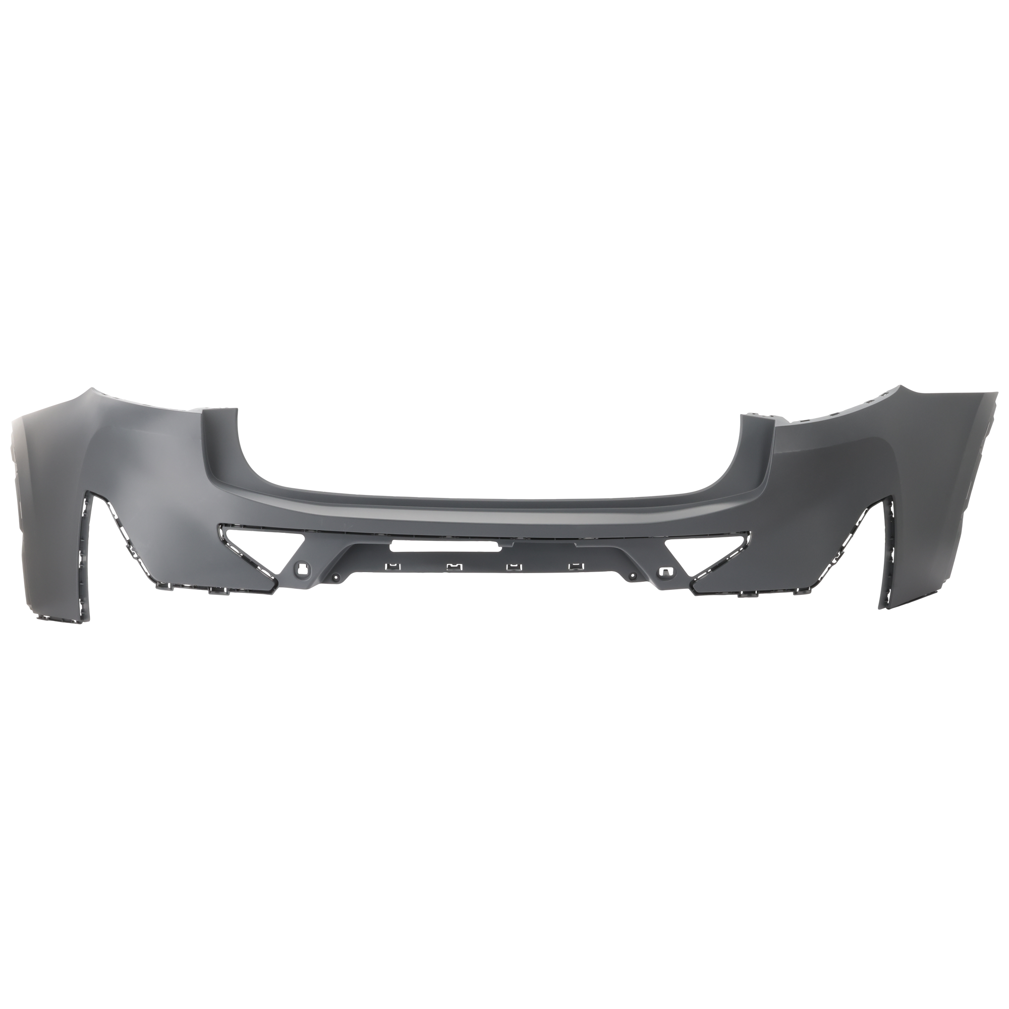 AM X4-22-24 REAR BUMPER COVER Primed 30i w M Sport Pkg M40i Models w o Park Assist Sensor Holes SKU RB76010239P Partslink BM1100470 OEM 51125A40FE0