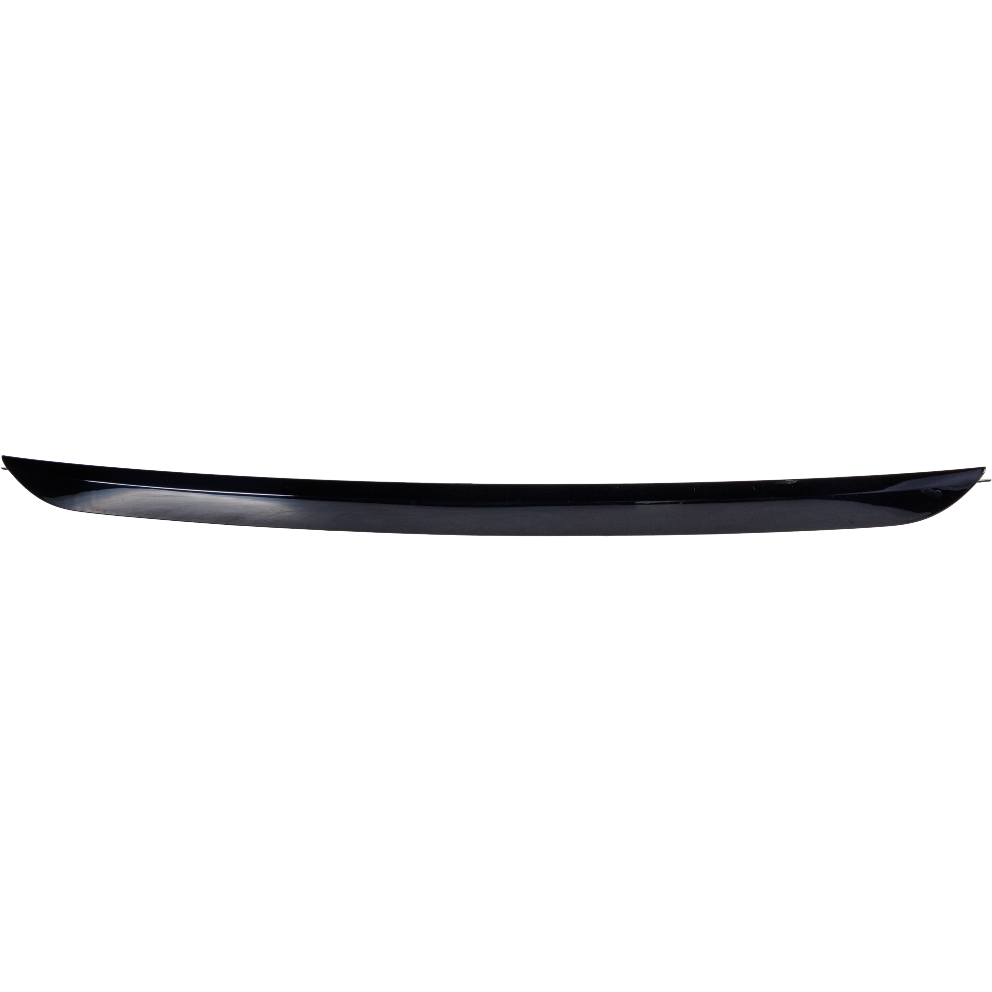 AM 330I 19-22 REAR BUMPER MOLDING Black Sedan Sport Line Without M Sport Package SKU RB76350019 Partslink BM1144135 OEM 51127428025