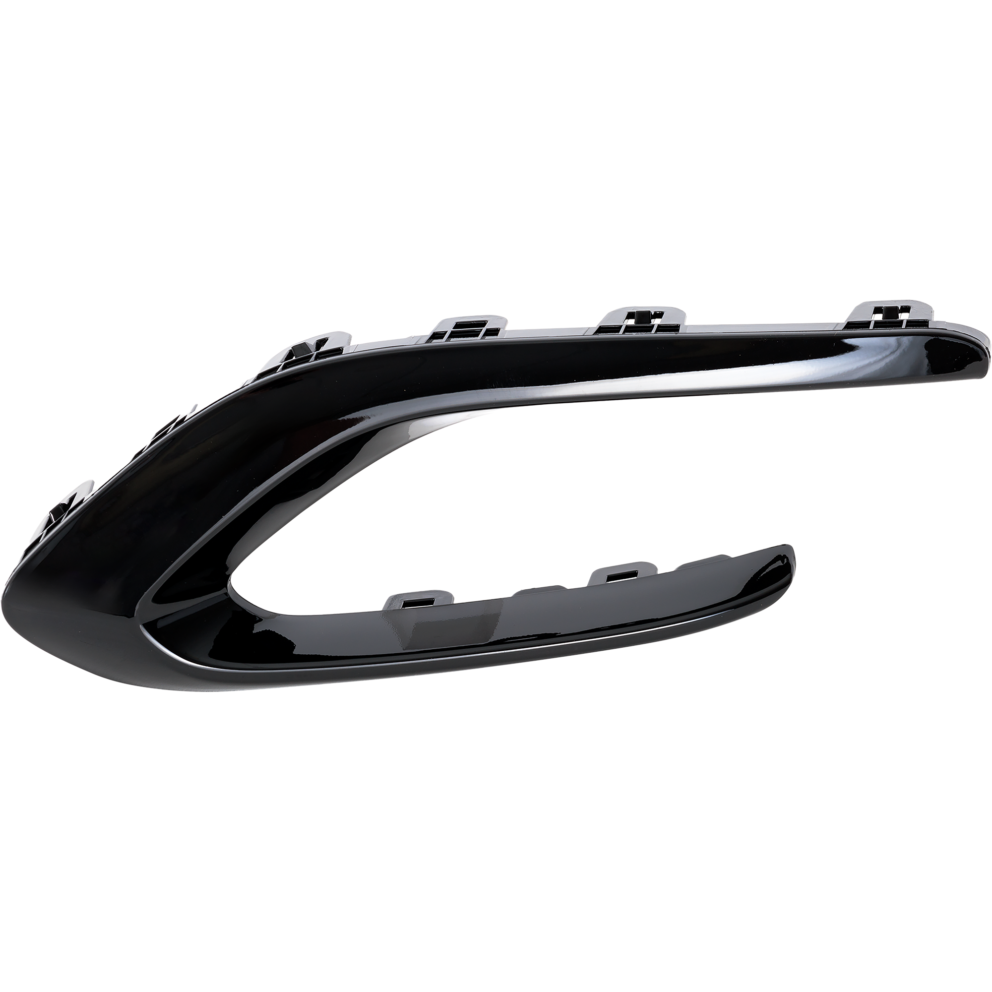AM ENCORE GX 20-25 REAR BUMPER MOLDING LH Outer Gloss Black w Sport Touring Package SKU RB76350047 Partslink GM1146118 OEM 42664205