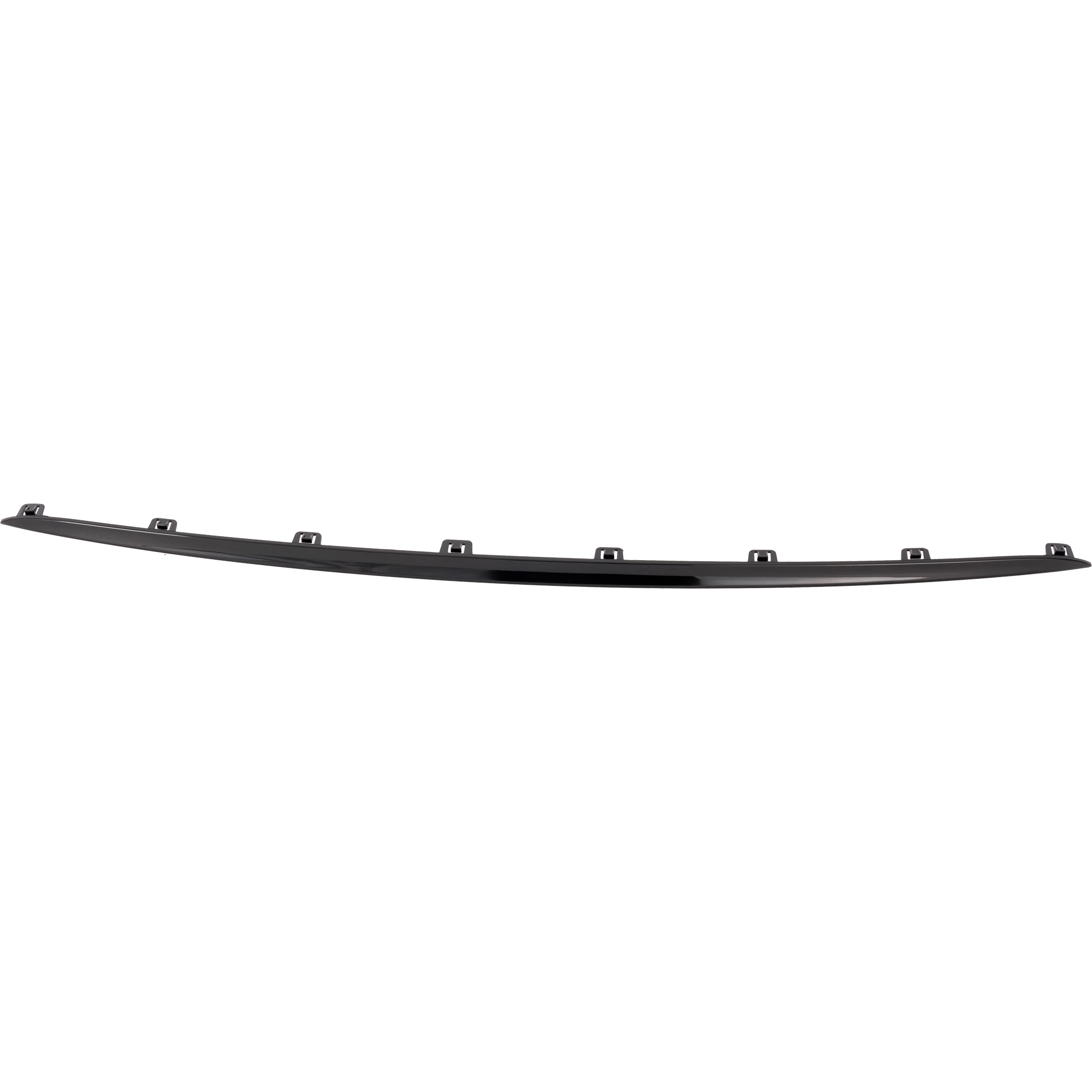 AM 230I 17-21 REAR BUMPER MOLDING Lower Center Gloss Black Sport Line Without M Sport Package Convertible Coupe SKU RB76350049 Partslink BM1144140 OEM 51127314357