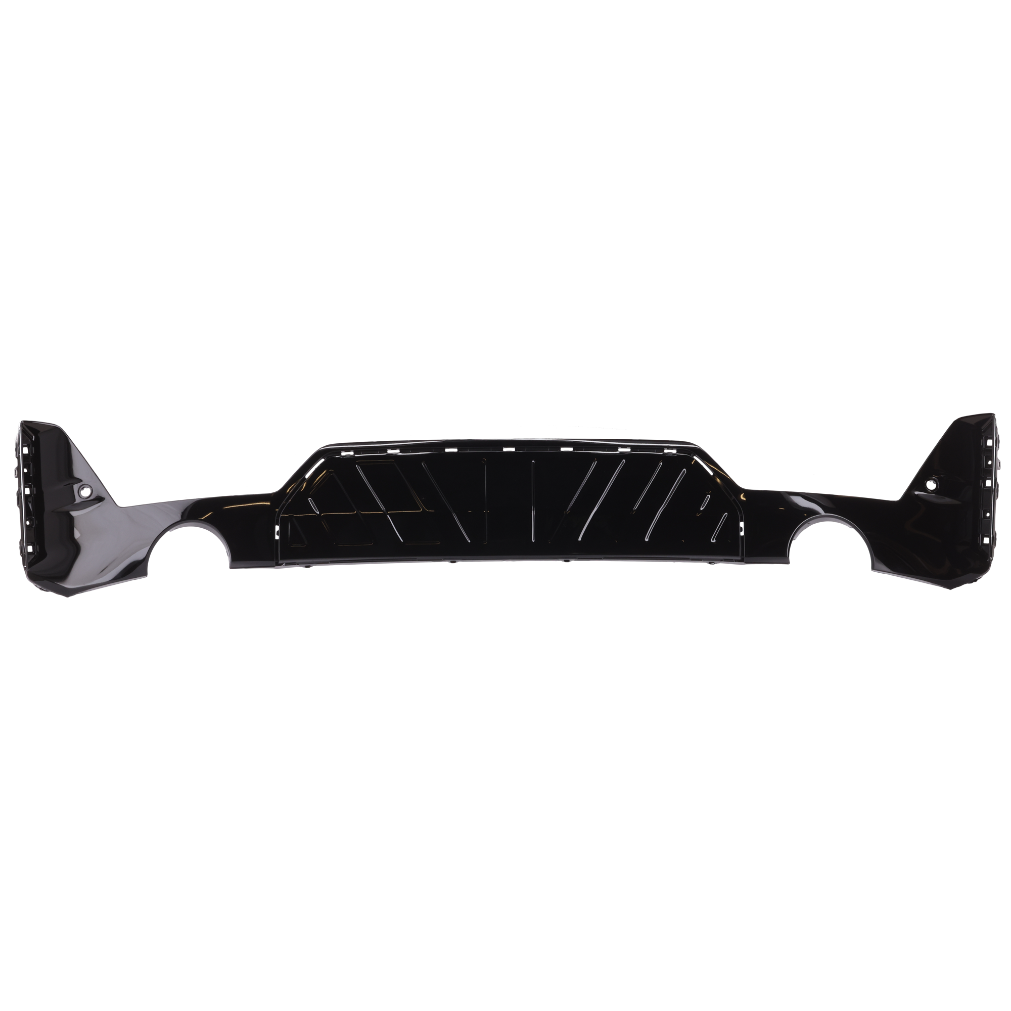 AM 330E 330I 23-24 REAR BUMPER MOLDING Black w M Performance w Park Distance Control Sensor Holes SKU RB76350055 Partslink BM1195182 OEM 51195A4F522
