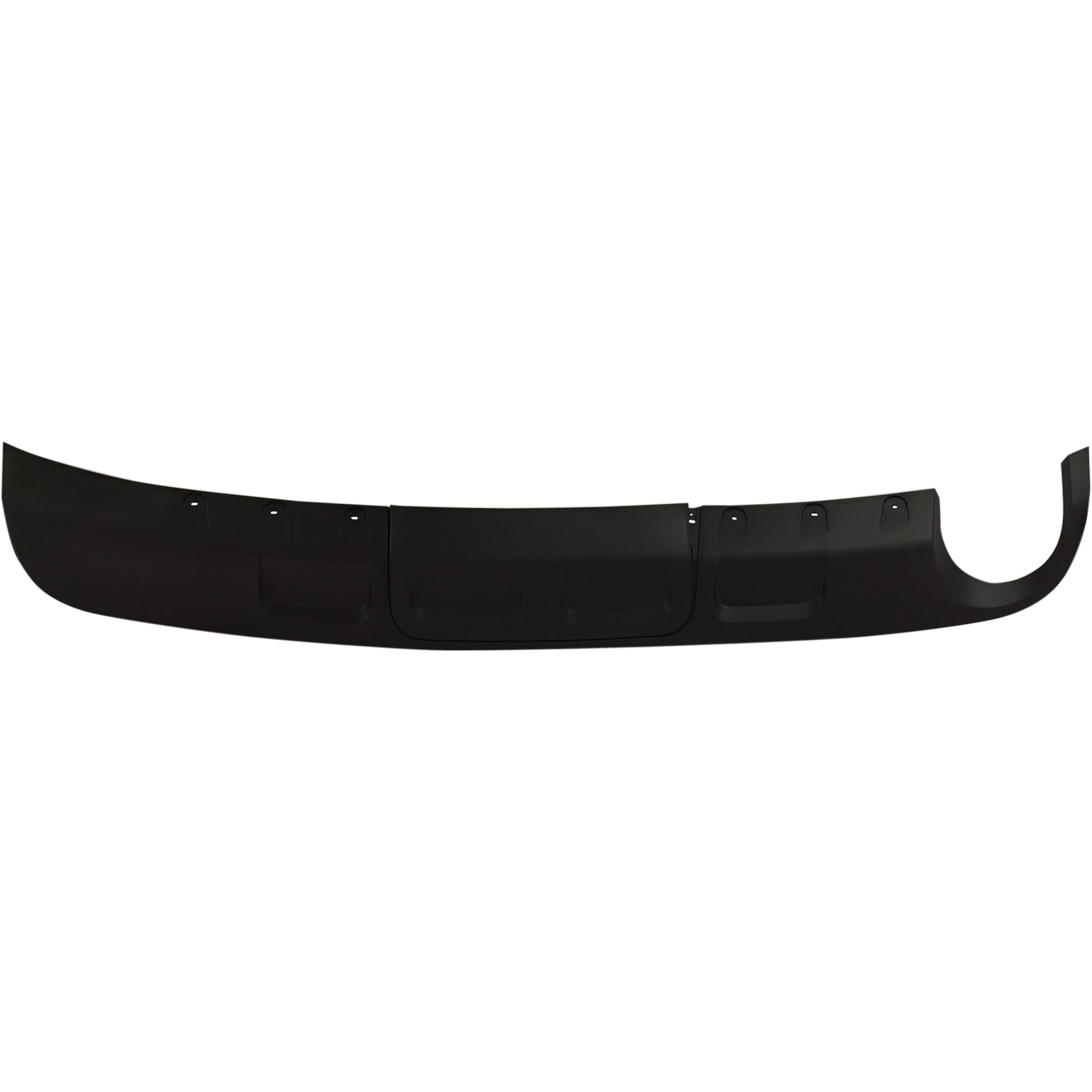 AM ENVISION 16-18 REAR LOWER VALANCE Textured Black w Single Exhaust Holes SKU RB76430012 Partslink GM1195153 OEM 22905069