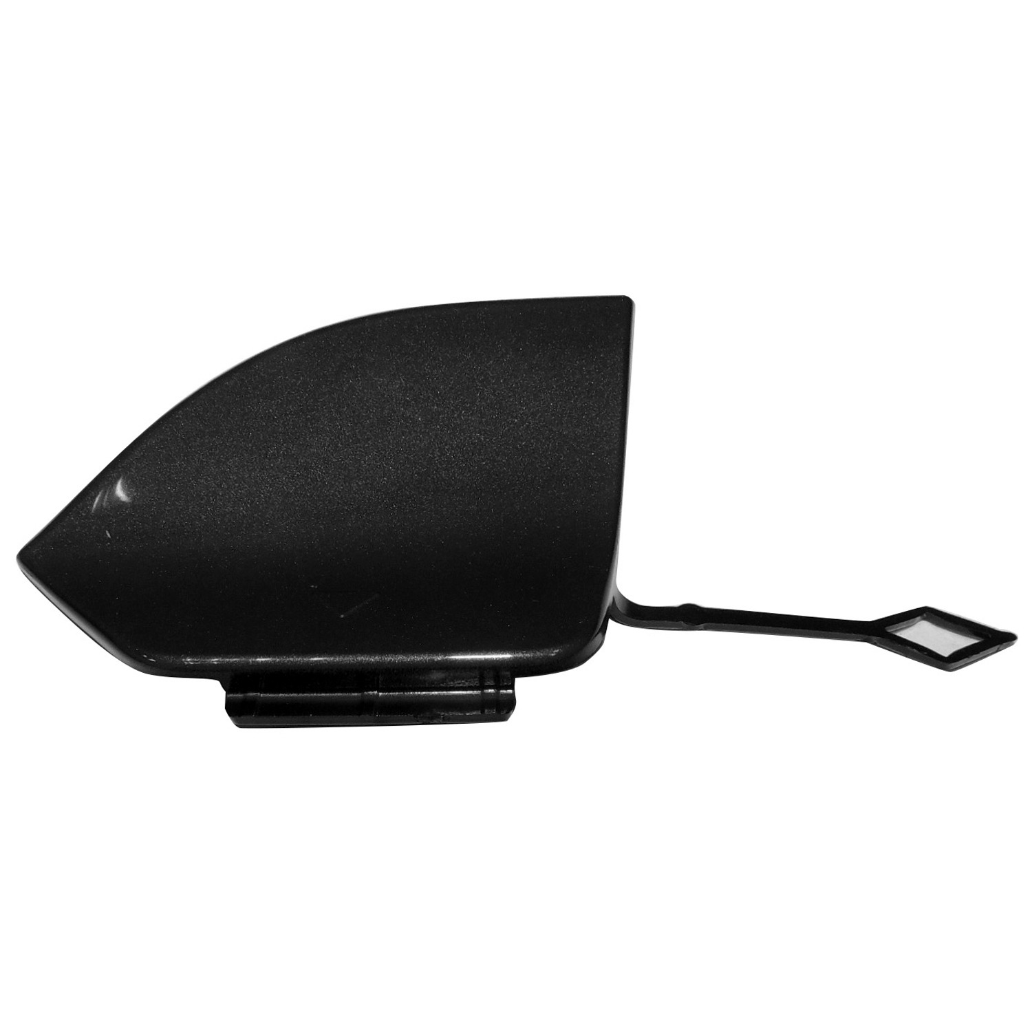 AM X3-18-21 REAR BUMPER TOW HOOK COVER RH Bright Black 30i w M Sport Package M40i Models SKU RB76690020 Partslink BM1129143 OEM 51128064834