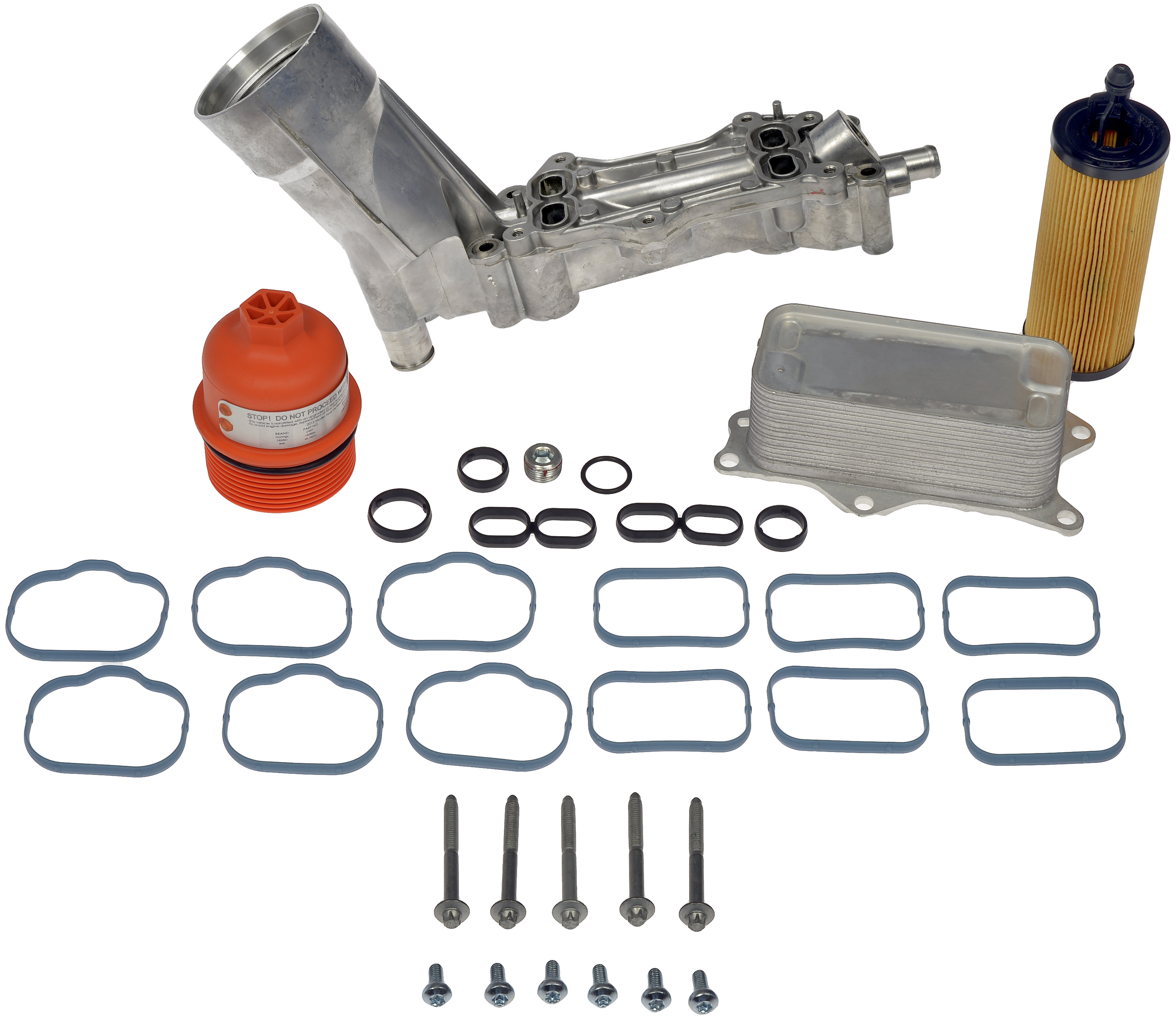 AM Upgraded Aluminum Engine Oil Filter Housing with Oil Cooler and Filter SKU RB926959 OEM 5184294AC 5184294AD 5184294AE